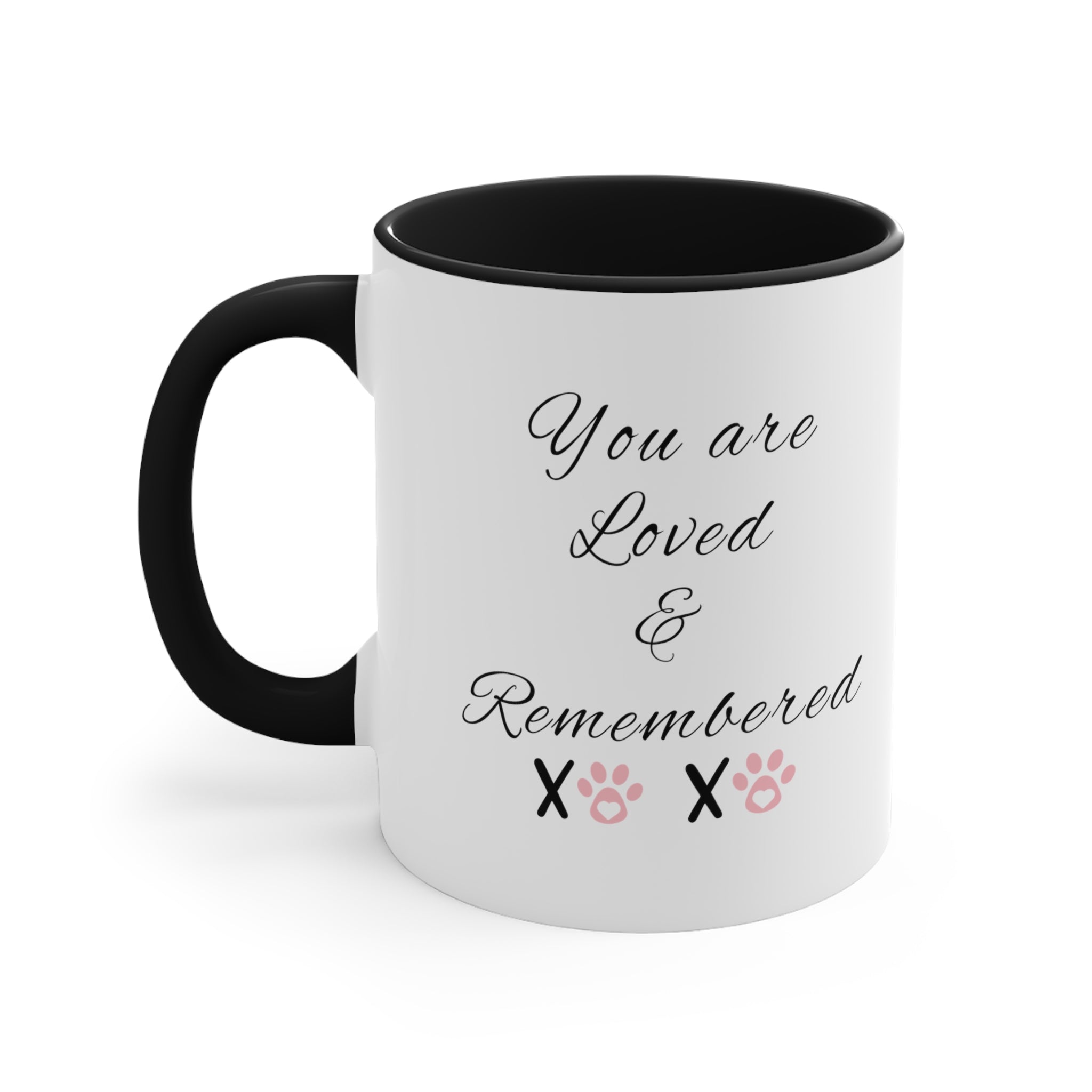 You are Loved and Remembered Custom Dog Memorial Coffee Cup with Multi –  Magnolia Pet