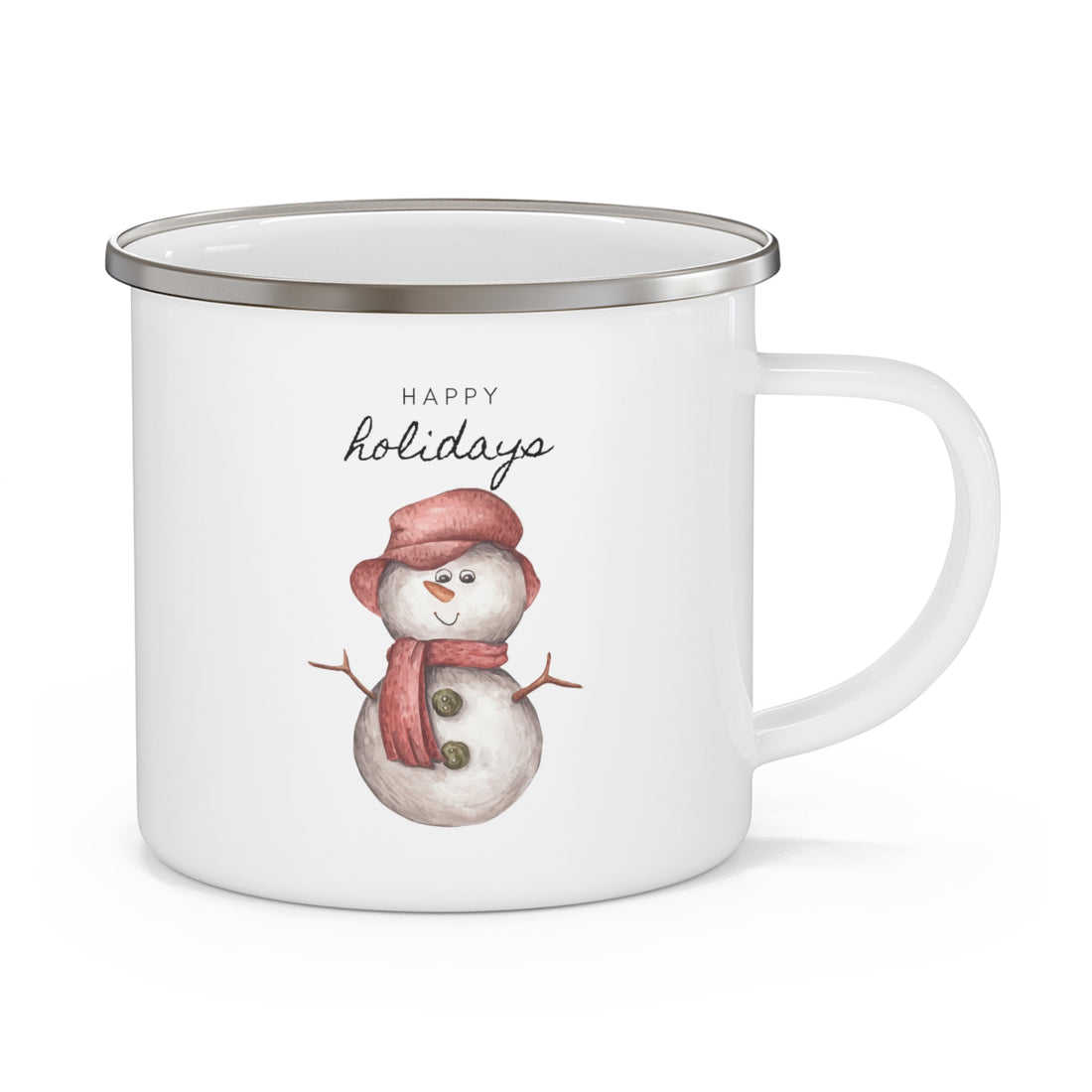 Snowman Holiday Christmas Camping Mug