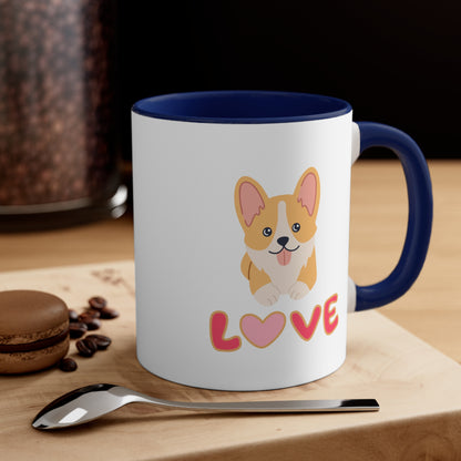 Love from Corgi Coffee Mug