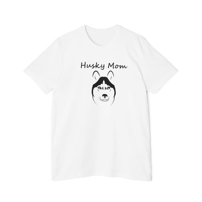 Husky Dog Mom T-shirt - Bella Canvas 3001U Women&