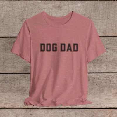 Dog Dad T-Shirt - Retro Gift for Him, Dog Lover, and Proud Pet Dad