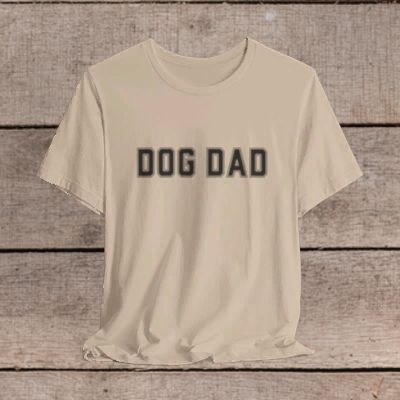 Dog Dad T-Shirt - Retro Gift for Him, Dog Lover, and Proud Pet Dad