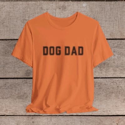 Dog Dad T-Shirt - Retro Gift for Him, Dog Lover, and Proud Pet Dad