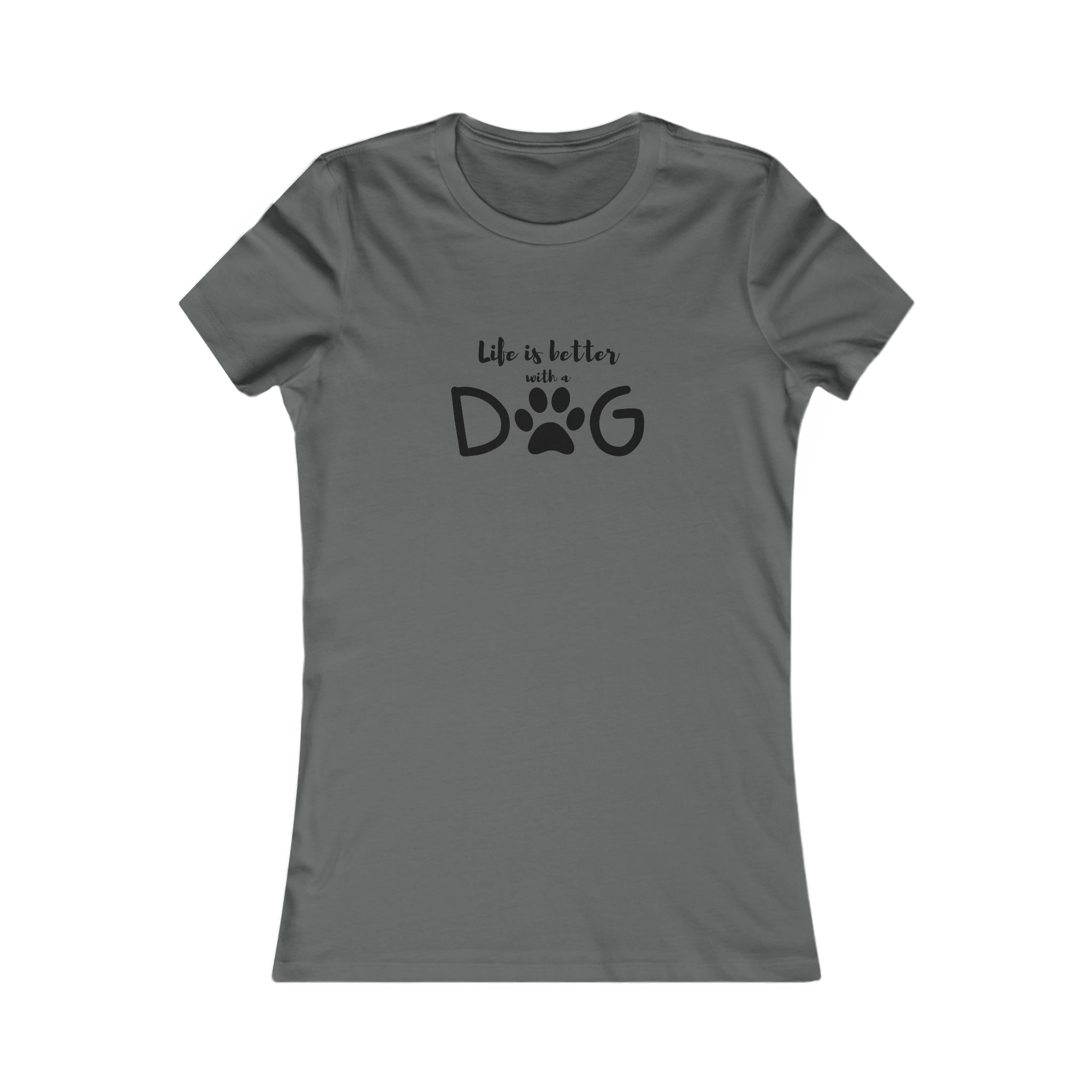 Life is Better with a Dog T-Shirt by Bella+Canvas