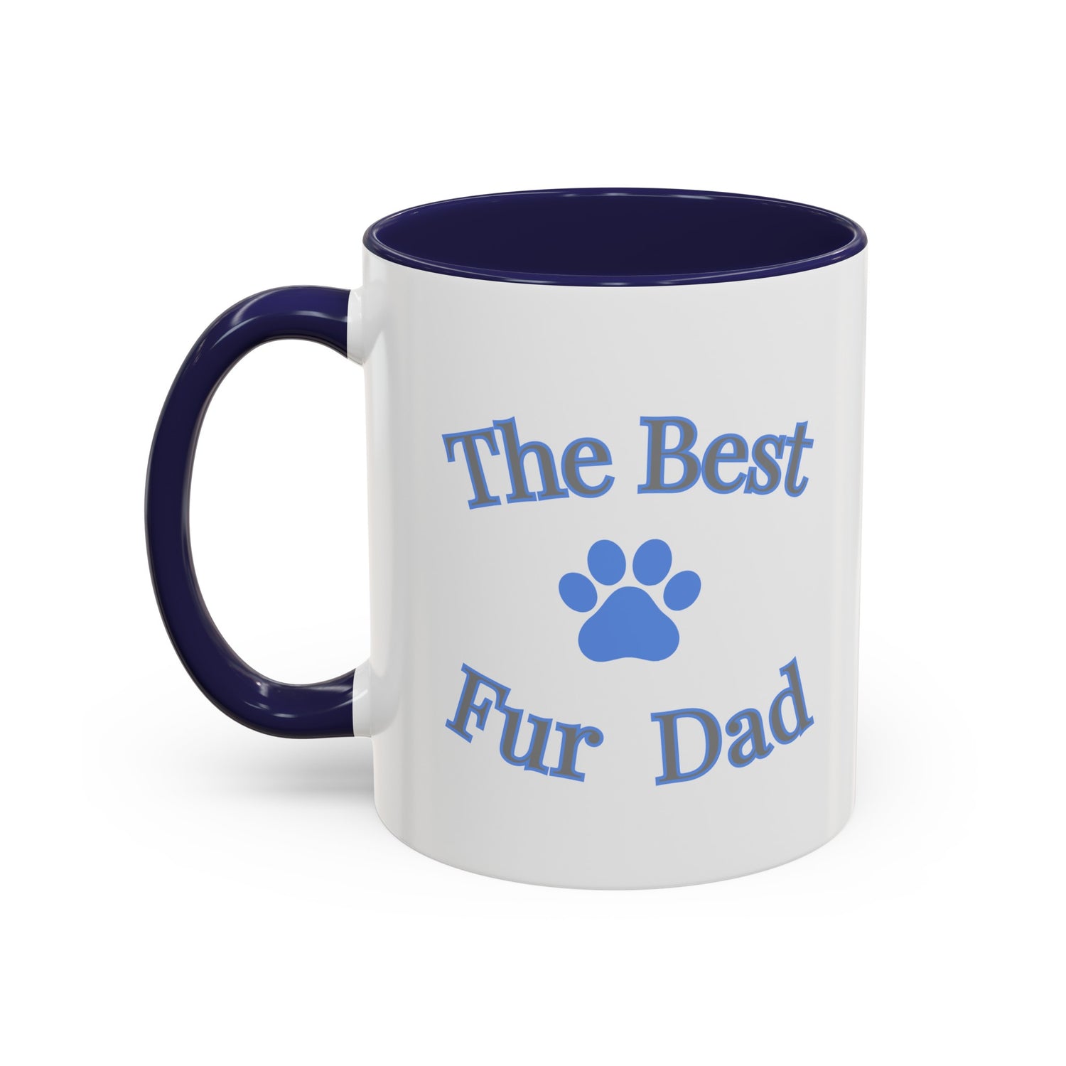 The Best Fur Dad Classic Coffee Mug, Gift for Him, Fathers Day, Fun Gift for Dad, Coffee Lover, Dog Lover Mug