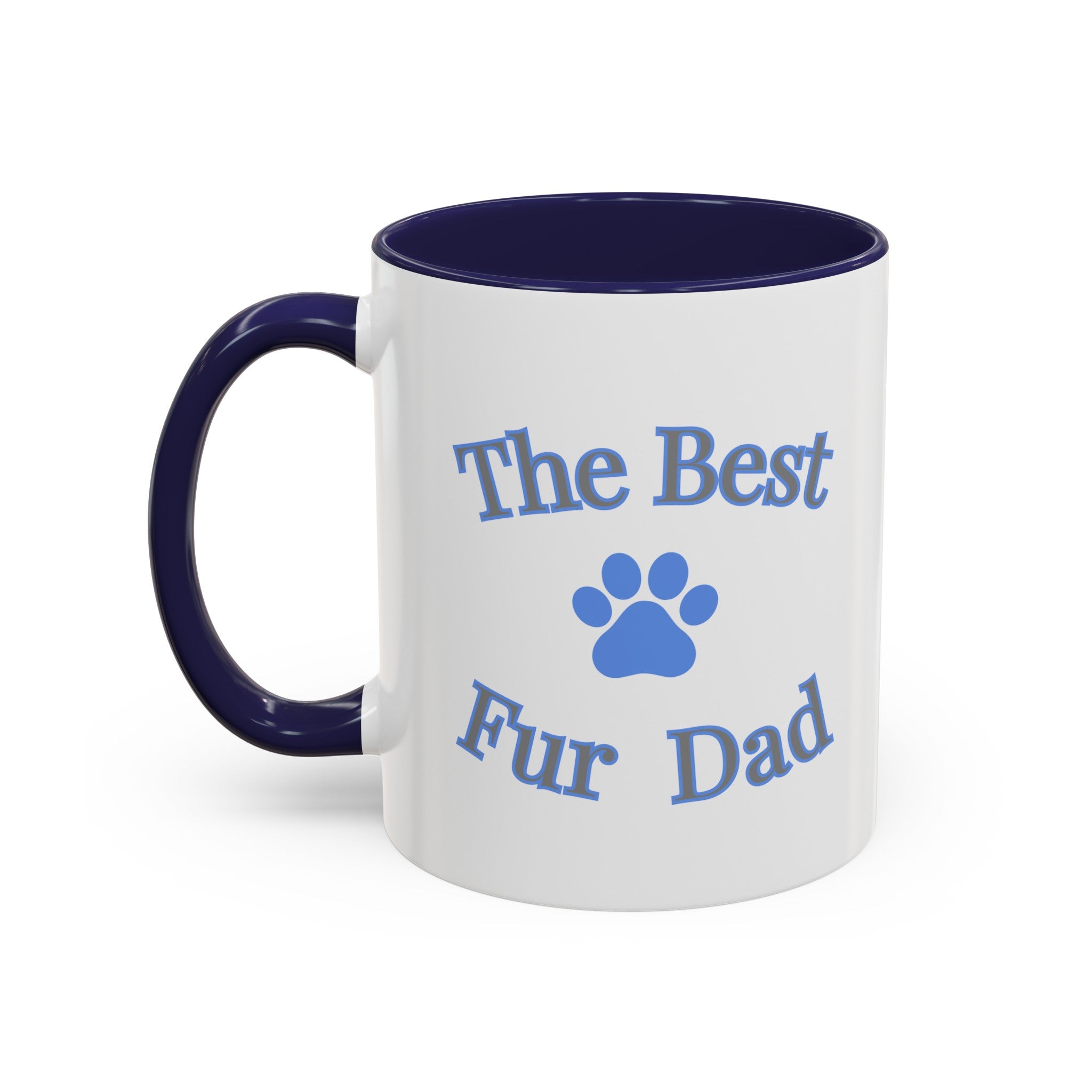 The Best Fur Dad Classic Coffee Mug, Gift for Him, Fathers Day, Fun Gift for Dad, Coffee Lover, Dog Lover Mug