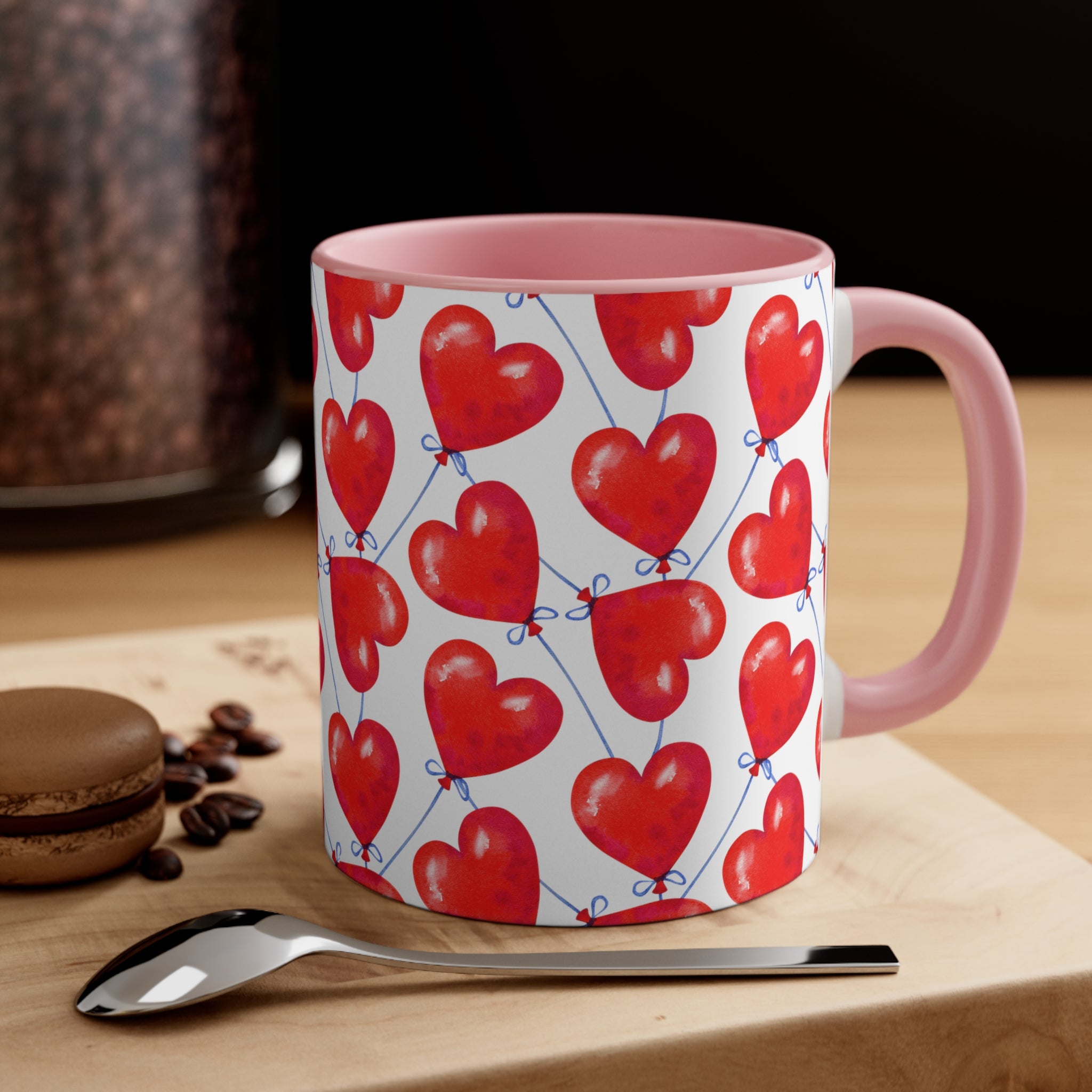 Happy Hearts Custom Coffee Mug 11oz