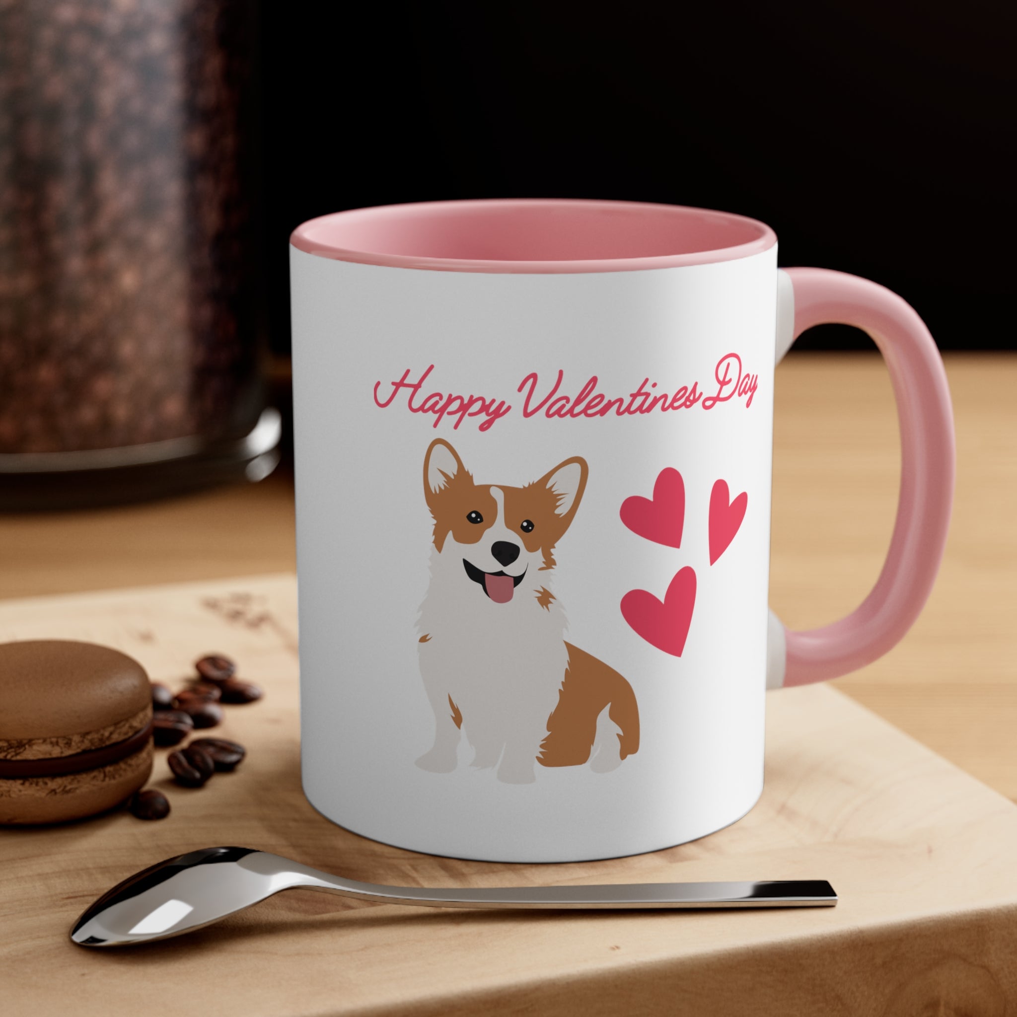 Cute Corgi  Valentines Day Coffee Mug