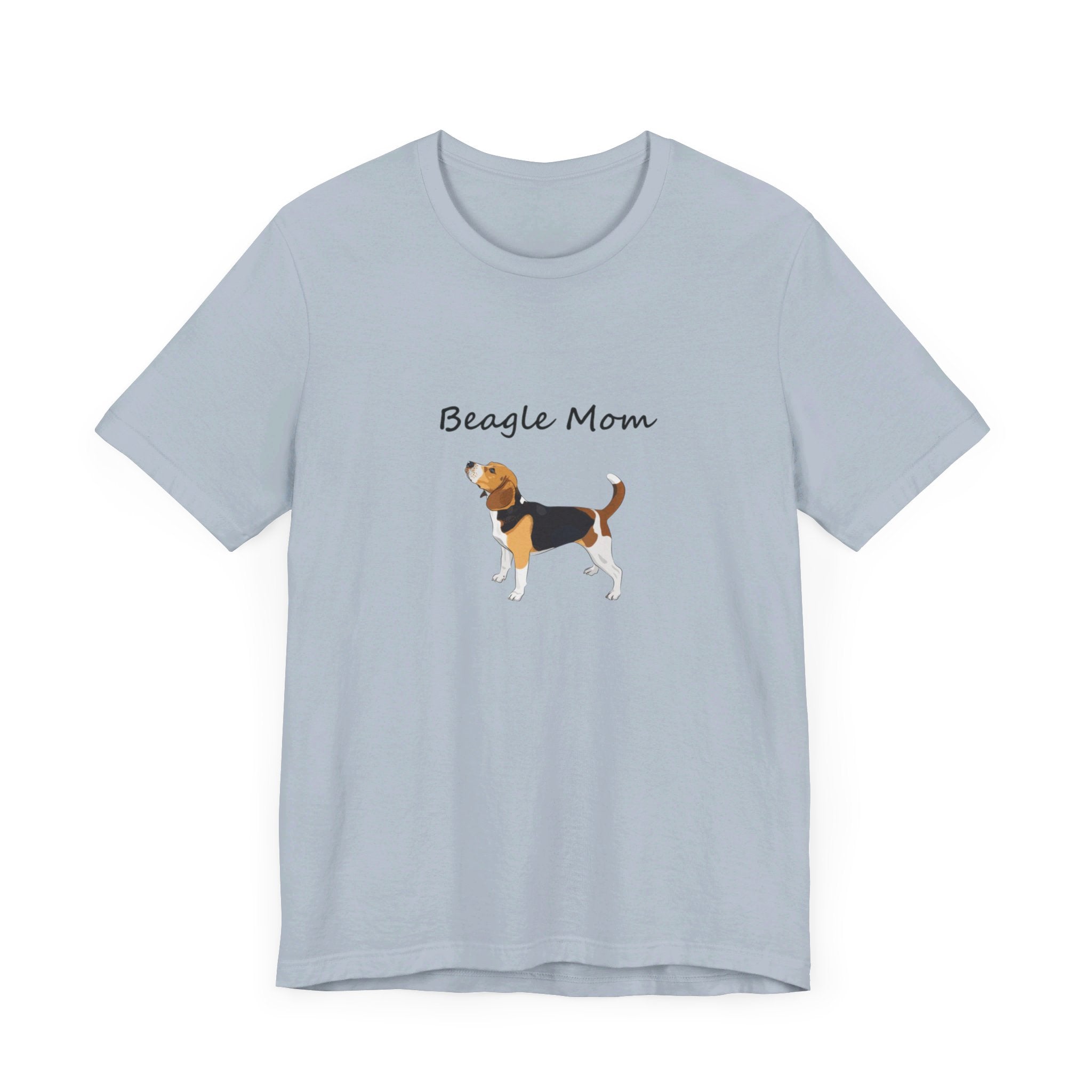 Beagle Mom Short Sleeve Tee, Gift for Her, Bella Canvas 3001, Dog Mom Shirt, Dog Lover Gift, Birthday Gift, Dog Mom Gift, Pet Owner Shirt