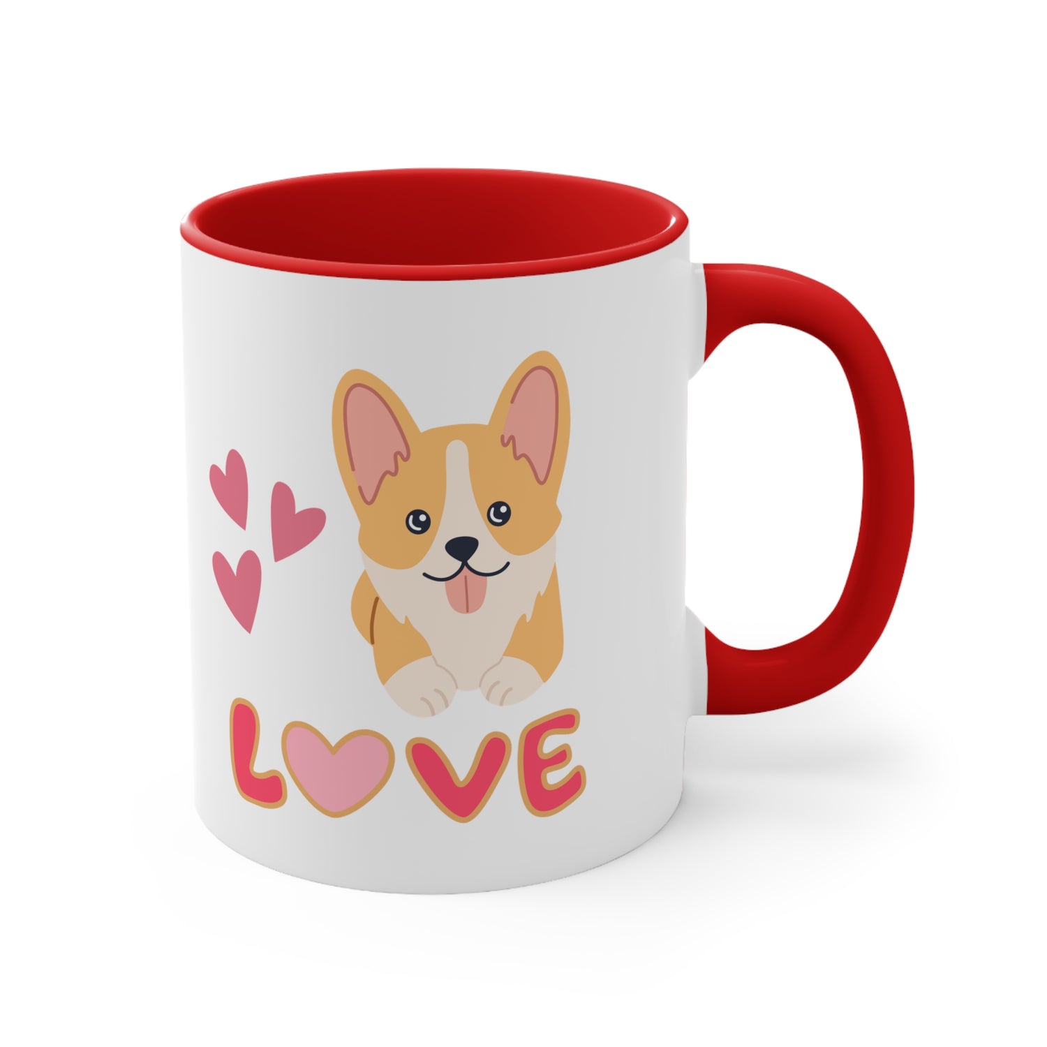 Valentines Love Corgi Coffee Mug