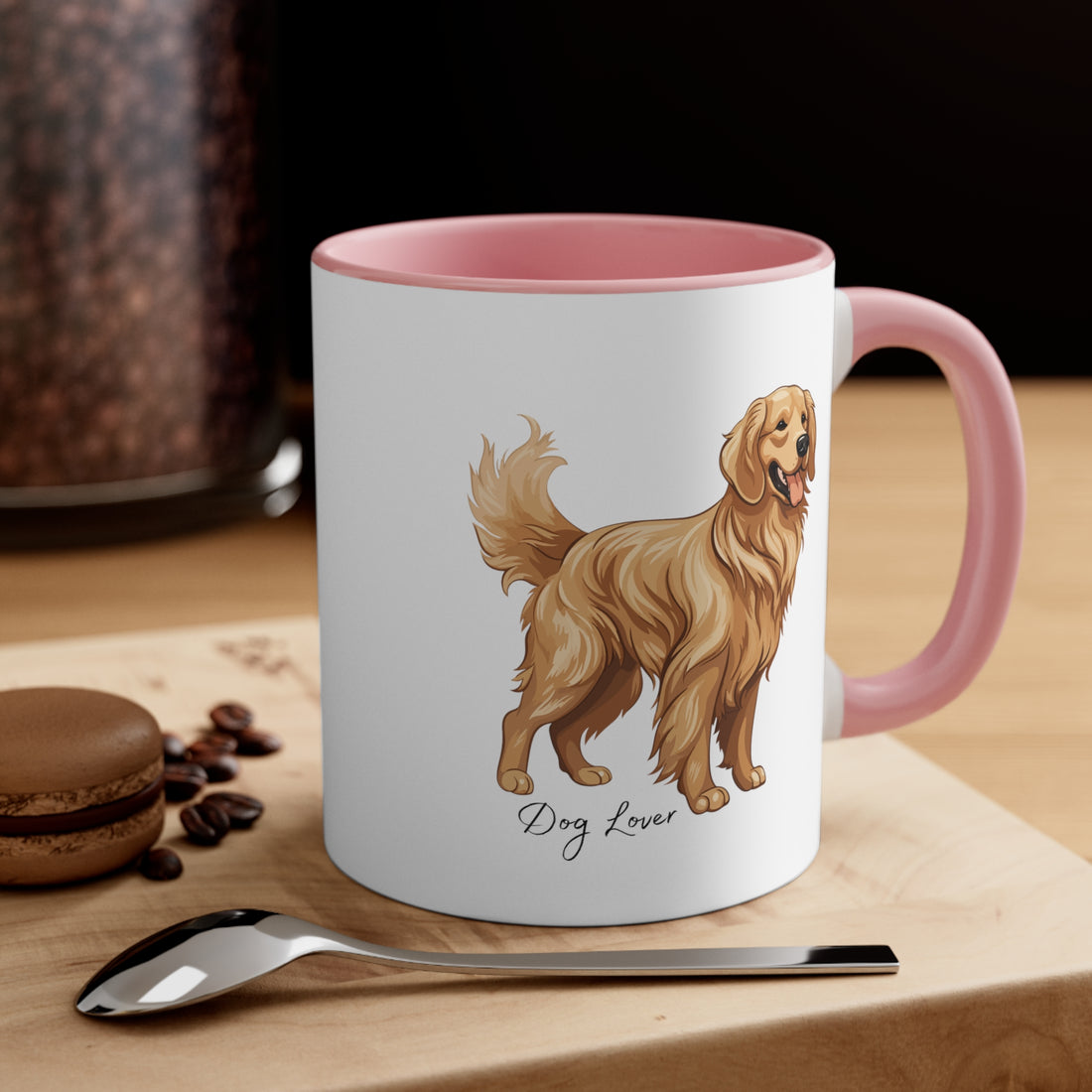 Classic Good Morning Dog Lover Coffee Mug, 11oz Multi Colors for Dog Lovers, Pet Owners, Goldenlabs, Labrador