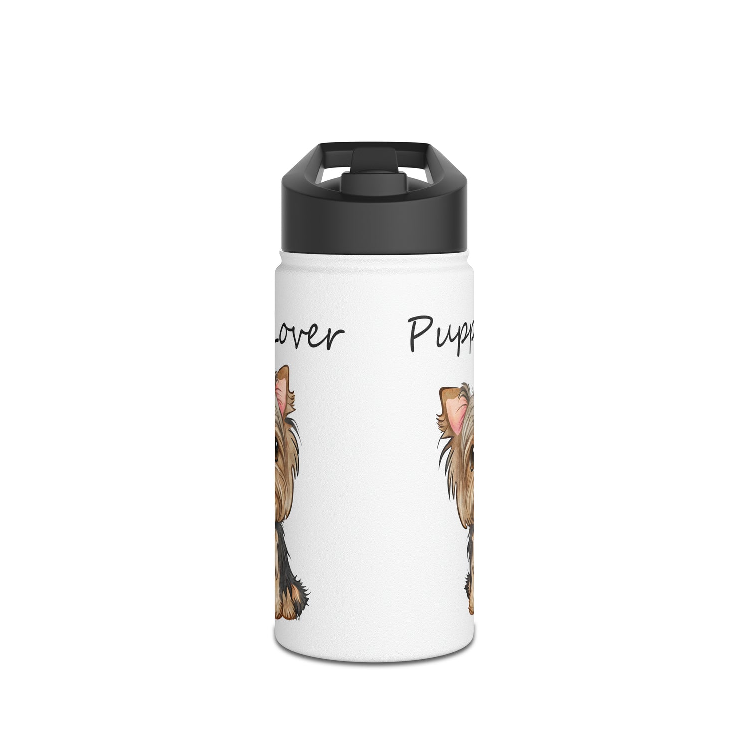 Cute Yorkie Puppy Lover Stainless Steel Water Tumbler Gift for Yorkie Lover Dog Mom Dog People Kids Gifts