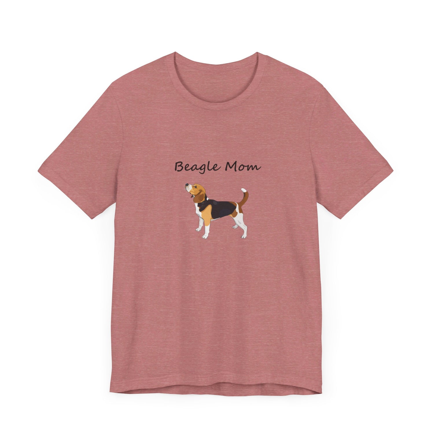 Beagle Mom Short Sleeve Tee, Gift for Her, Bella Canvas 3001, Dog Mom Shirt, Dog Lover Gift, Birthday Gift, Dog Mom Gift, Pet Owner Shirt