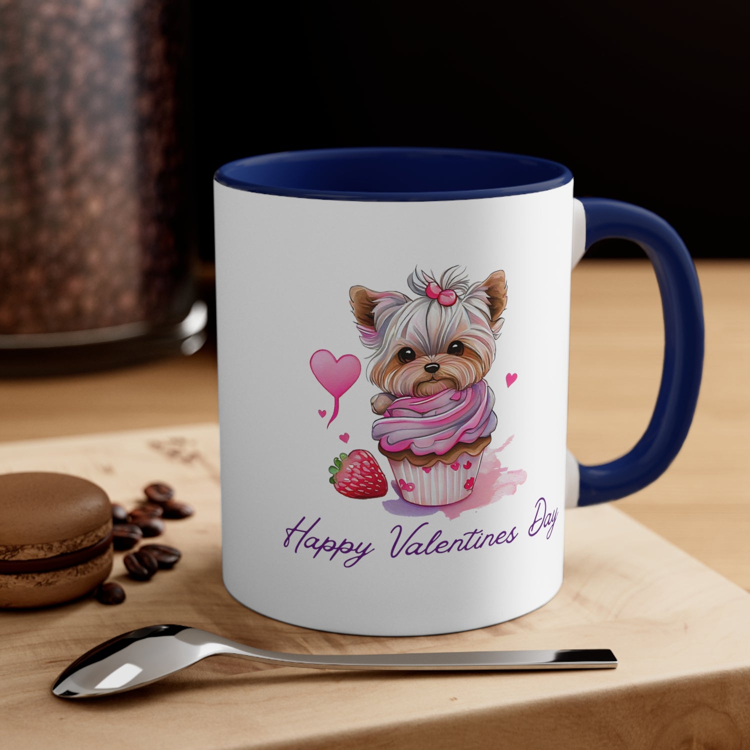 Happy Valentines Day Corgi Coffee Mug, 11oz Multi Colors