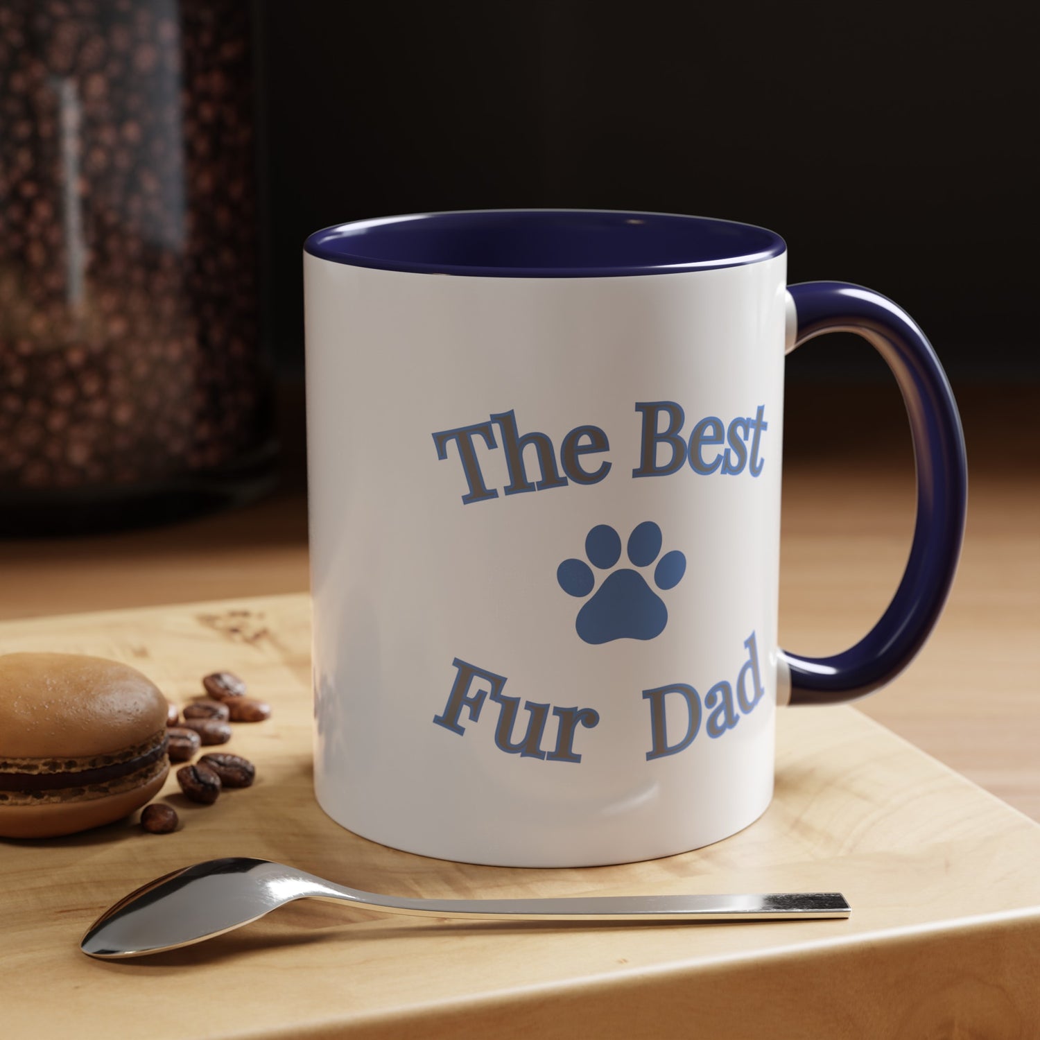 The Best Fur Dad Classic Coffee Mug, Gift for Him, Fathers Day, Fun Gift for Dad, Coffee Lover, Dog Lover Mug