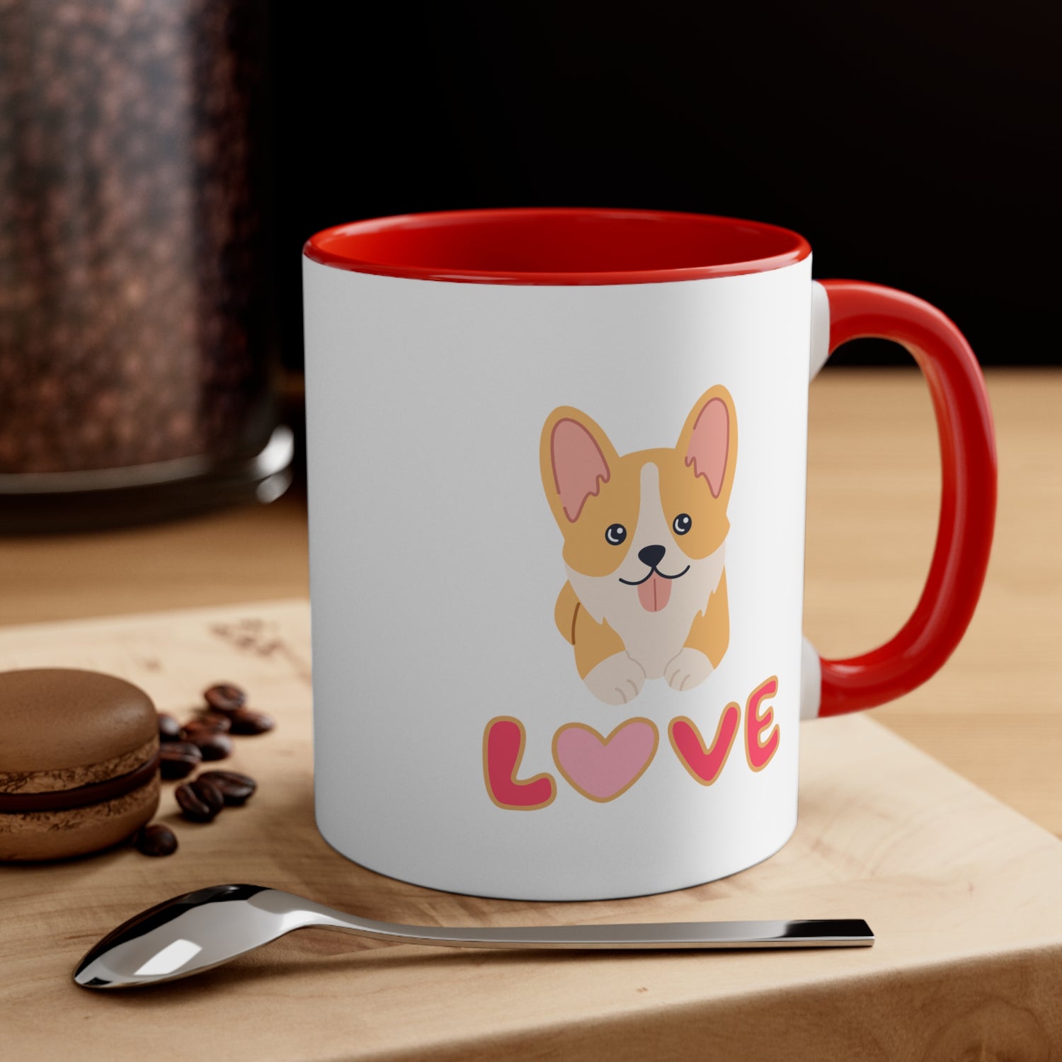 Love from Corgi Coffee Mug