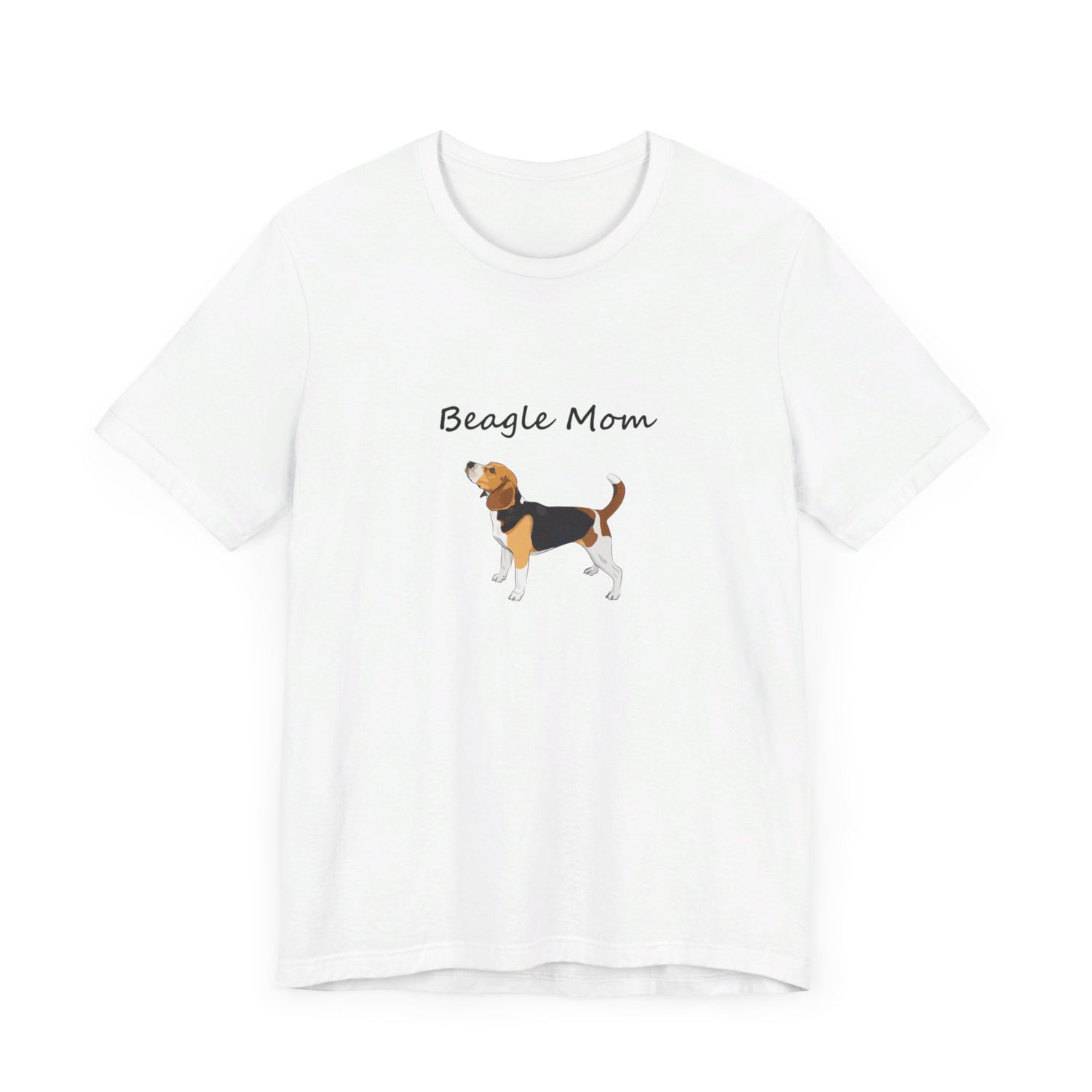 Beagle Mom Short Sleeve Tee, Gift for Her, Bella Canvas 3001, Dog Mom Shirt, Dog Lover Gift, Birthday Gift, Dog Mom Gift, Pet Owner Shirt