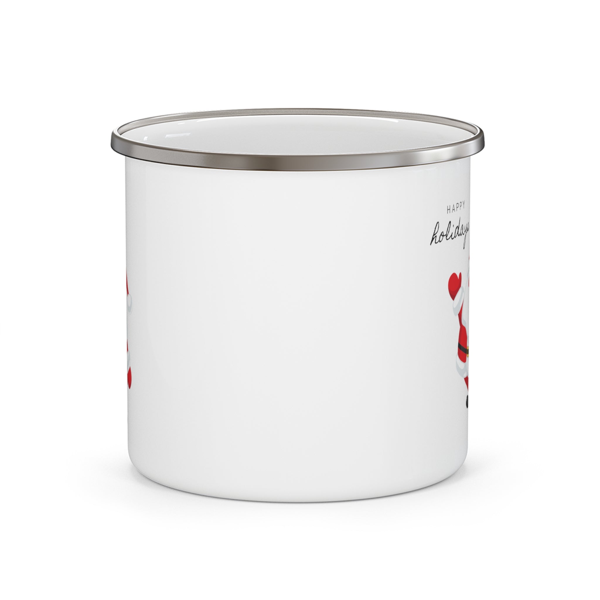 Happy Holiays Santa Hot Cocoa Mug