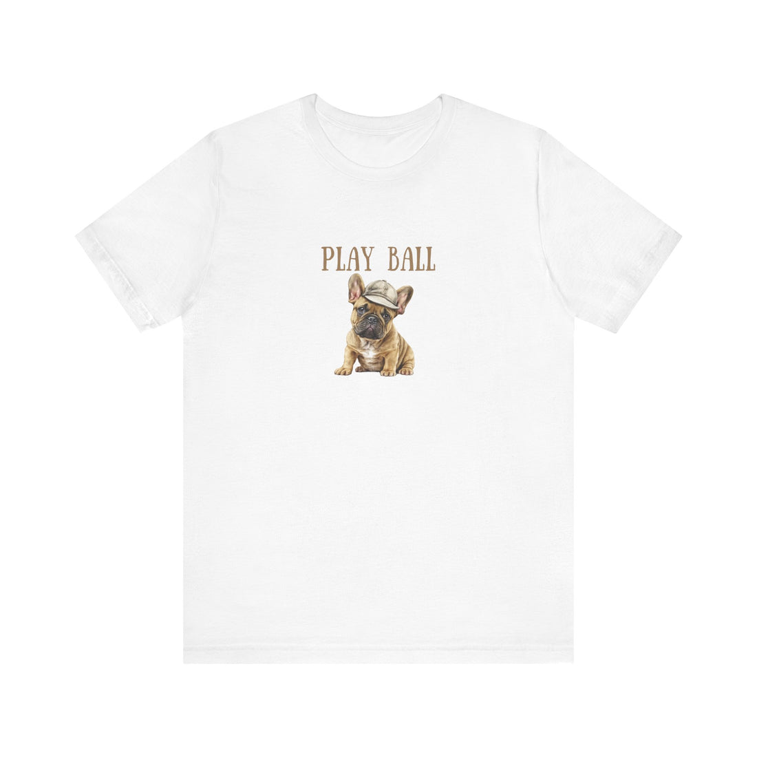 Play Ball with Frenchie Dog on Comfy Bella+Canvas Style Tshirt Dog lover, french bulldog, pet owner gifts for her gifts for him