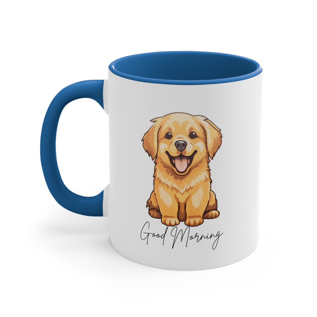 Good Mornings Cute Puppy Coffee Mug  11oz Multi Colors Cute Dog Mug, Dog Mom Gift, Funny Dog Cup Gift for Her