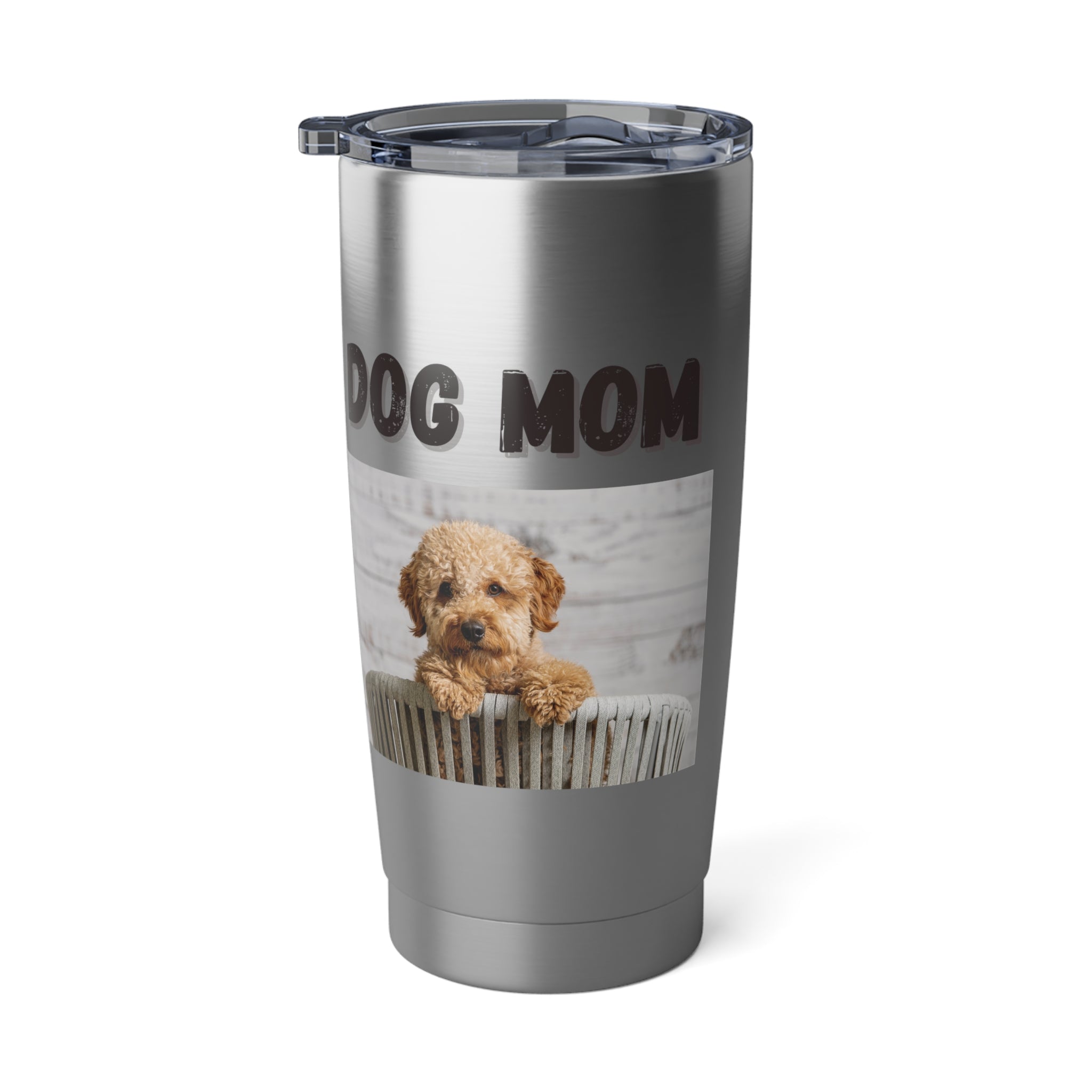 Doodle Dog Mom 20oz Metal Tumbler for hot and cold drinks