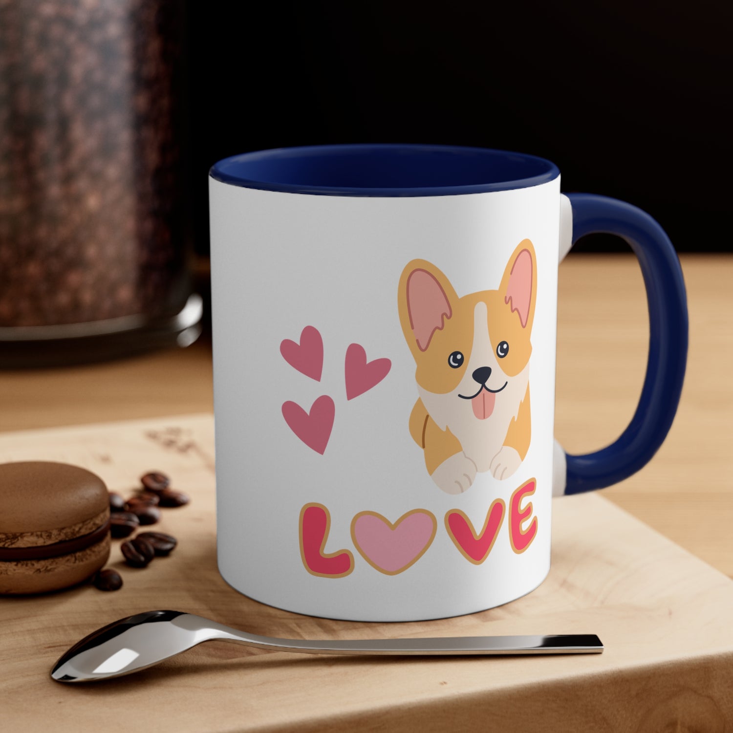 Valentines Love Corgi Coffee Mug