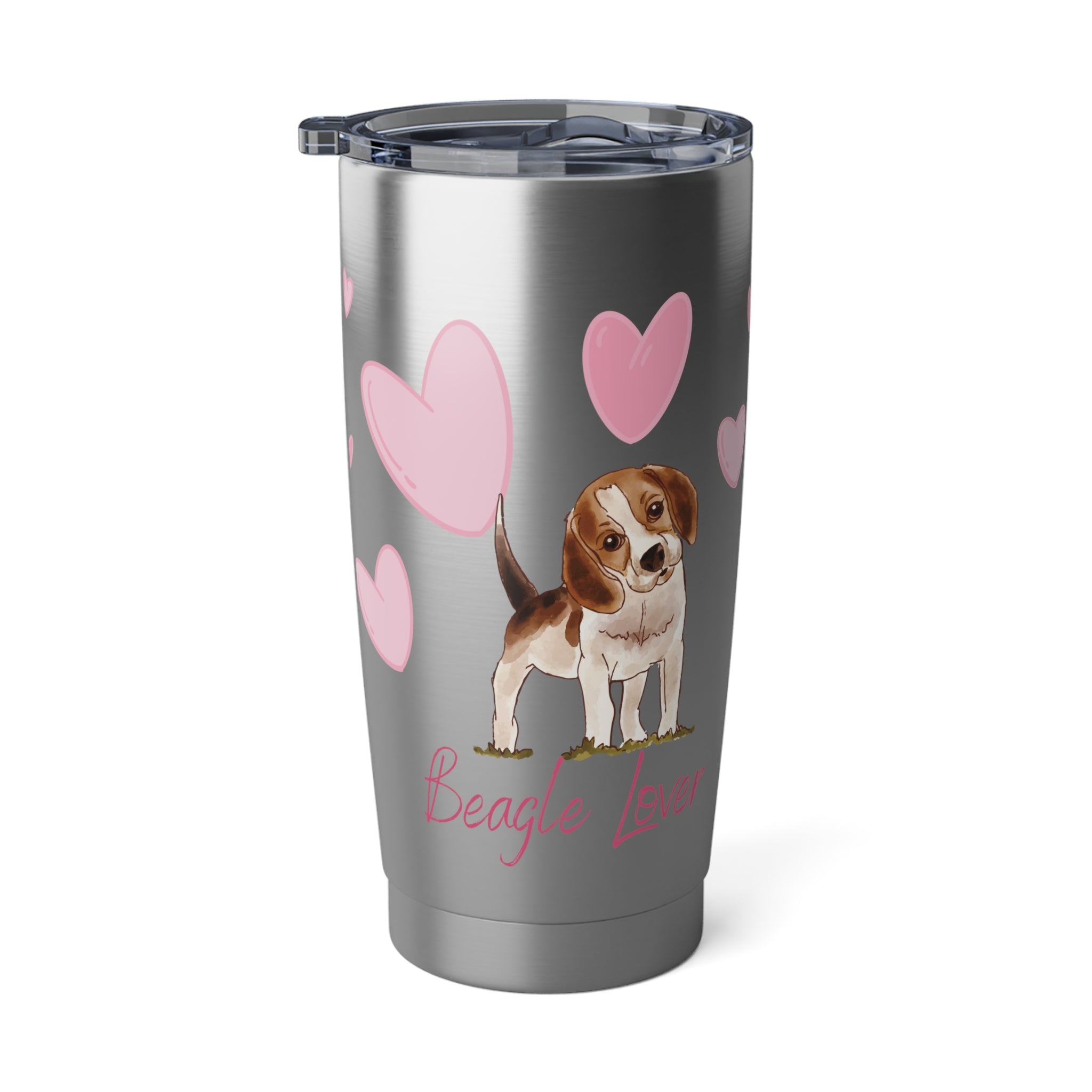 Beagle Love 20oz Metal Tumbler for Hot and Cold Drinks