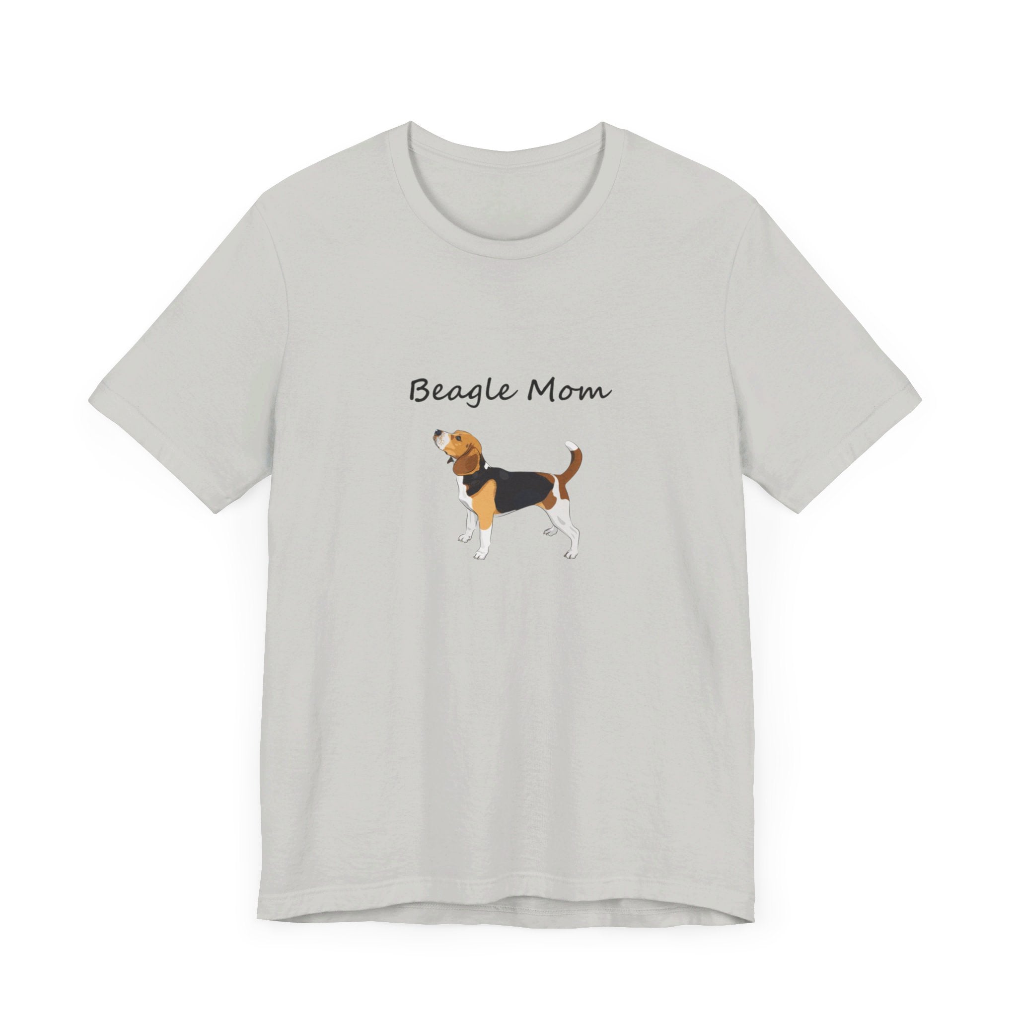 Beagle Mom Short Sleeve Tee, Gift for Her, Bella Canvas 3001, Dog Mom Shirt, Dog Lover Gift, Birthday Gift, Dog Mom Gift, Pet Owner Shirt