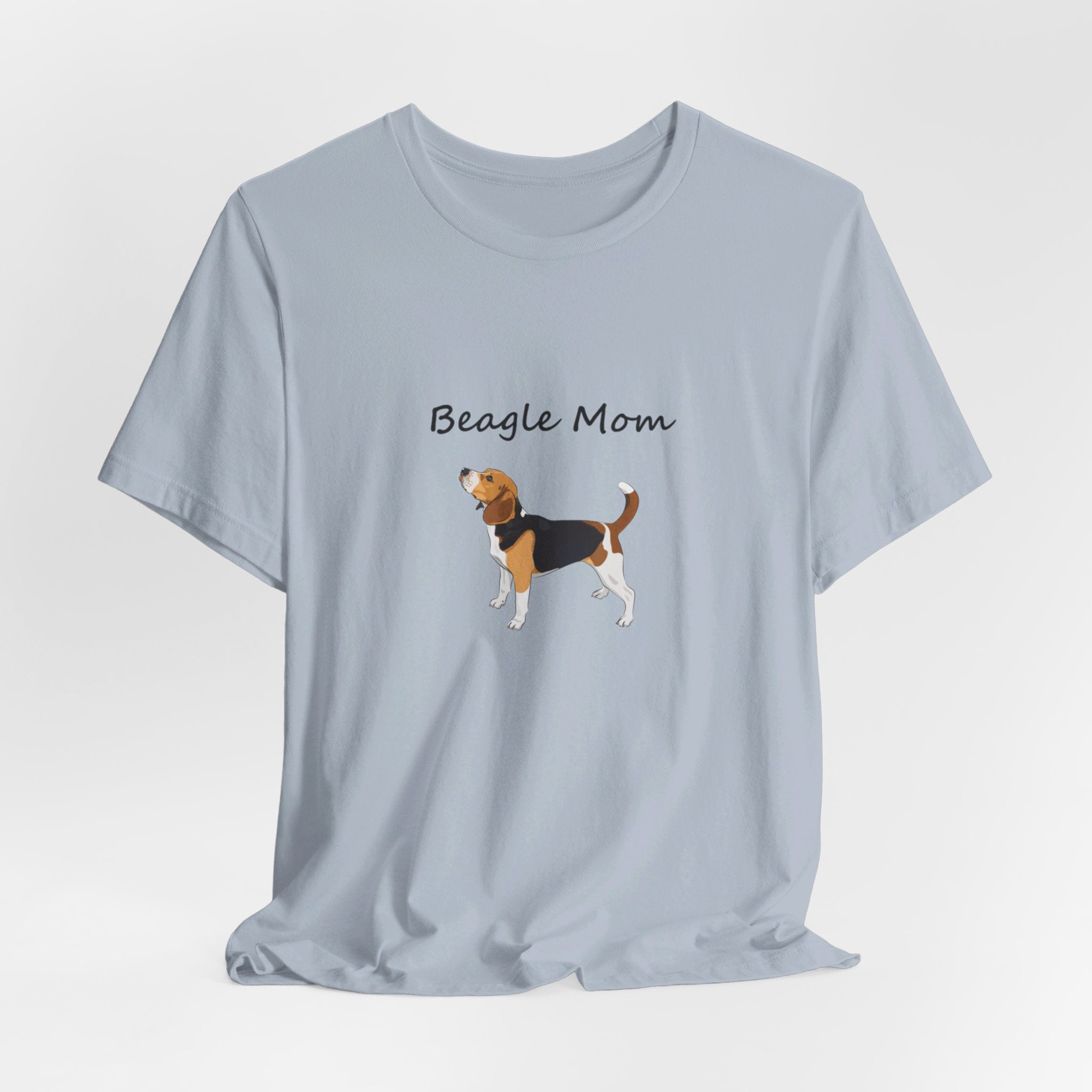 Beagle Mom Short Sleeve Tee, Gift for Her, Bella Canvas 3001, Dog Mom Shirt, Dog Lover Gift, Birthday Gift, Dog Mom Gift, Pet Owner Shirt