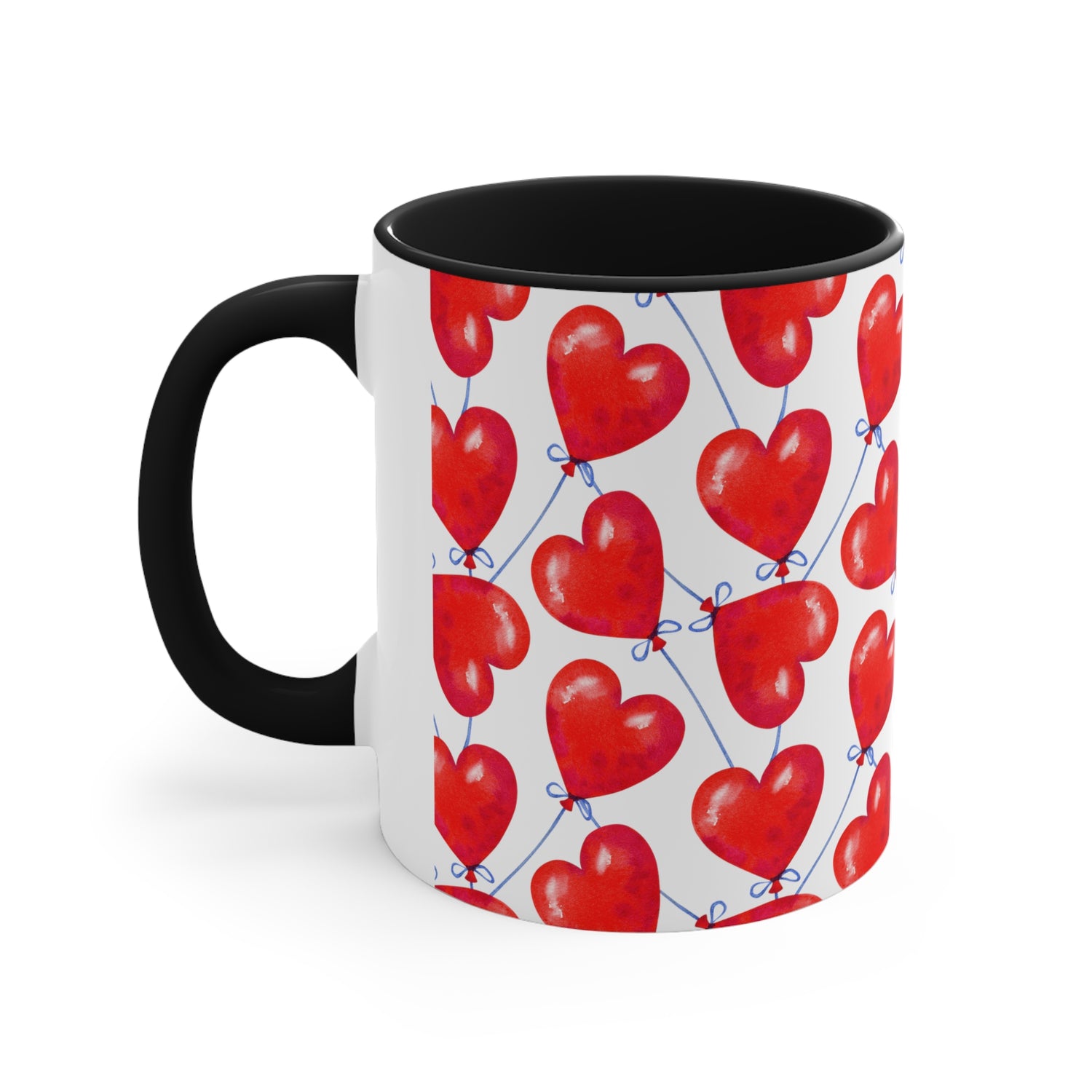 Happy Hearts Custom Coffee Mug 11oz