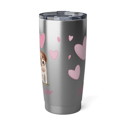 Beagle Love 20oz Metal Tumbler for Hot and Cold Drinks