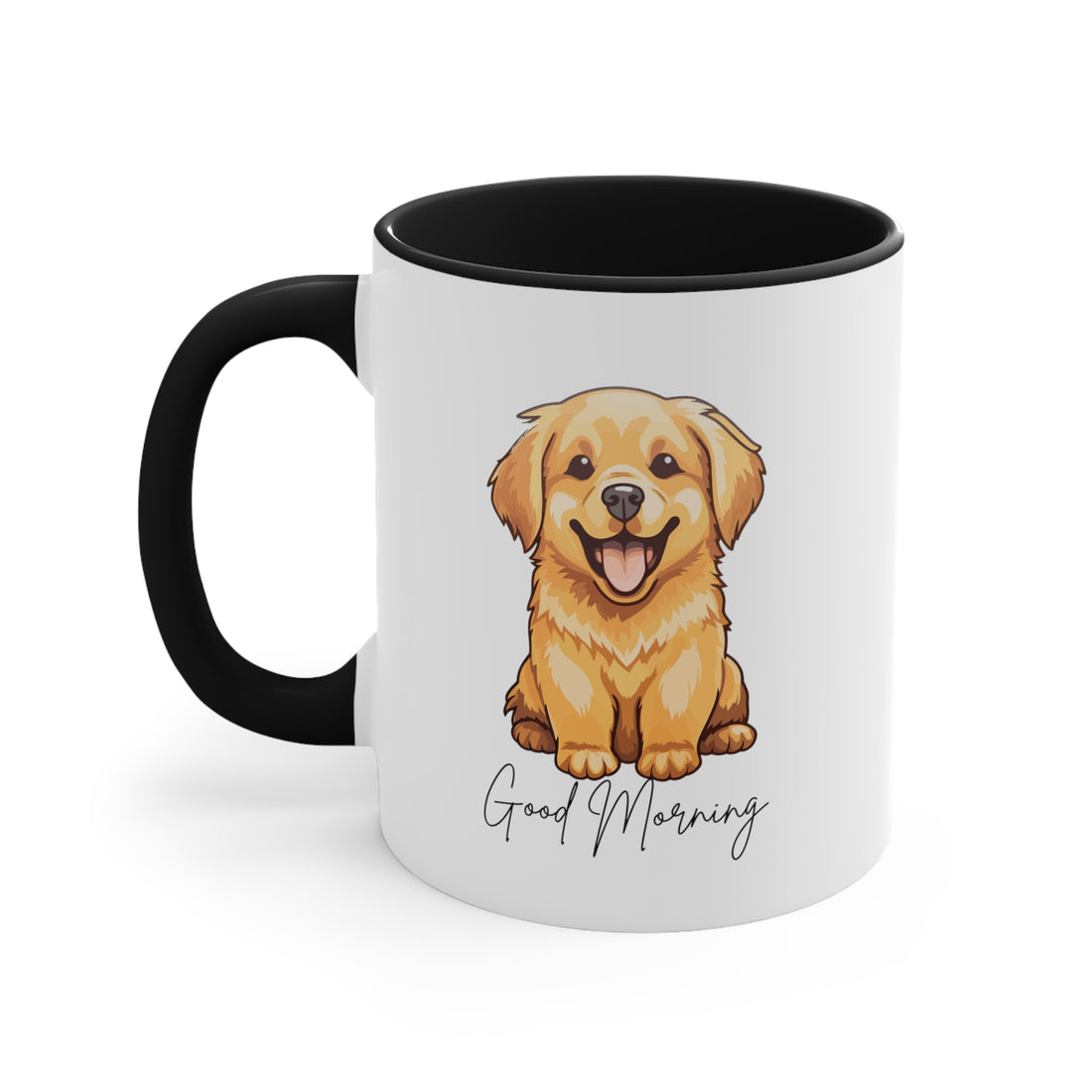 Good Mornings Cute Puppy Coffee Mug  11oz Multi Colors Cute Dog Mug, Dog Mom Gift, Funny Dog Cup Gift for Her