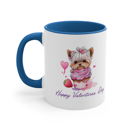 Happy Valentines Day Corgi Coffee Mug, 11oz Multi Colors