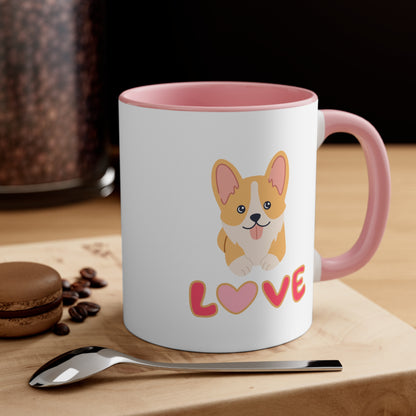 Love from Corgi Coffee Mug