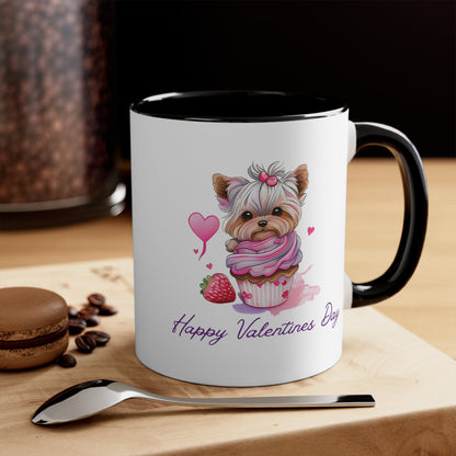 Happy Valentines Day Corgi Coffee Mug, 11oz Multi Colors