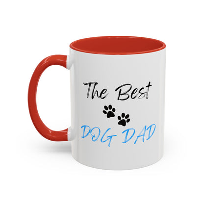 The Best Dog Dad Classic Coffee Mug, Gift for Him, Fathers Day, Fun Gift for Dad, Coffee Lover, Dog Lover Mug