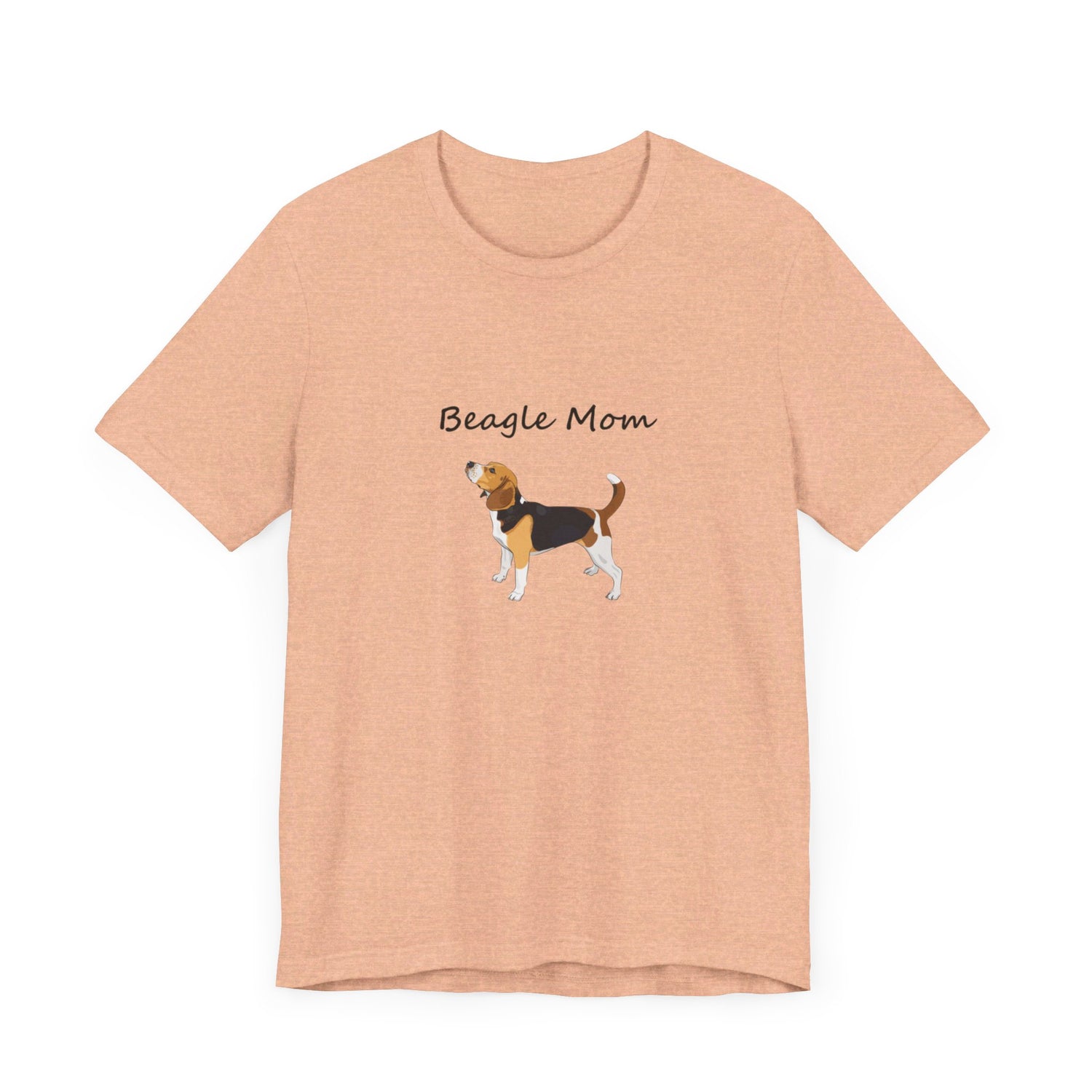 Beagle Mom Short Sleeve Tee, Gift for Her, Bella Canvas 3001, Dog Mom Shirt, Dog Lover Gift, Birthday Gift, Dog Mom Gift, Pet Owner Shirt