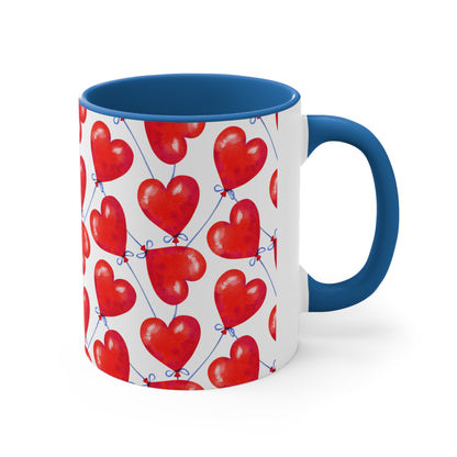 Happy Hearts Custom Coffee Mug 11oz