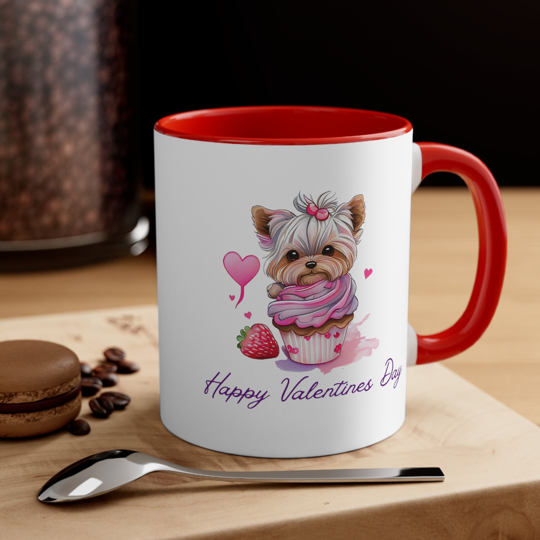 Happy Valentines Day Corgi Coffee Mug, 11oz Multi Colors