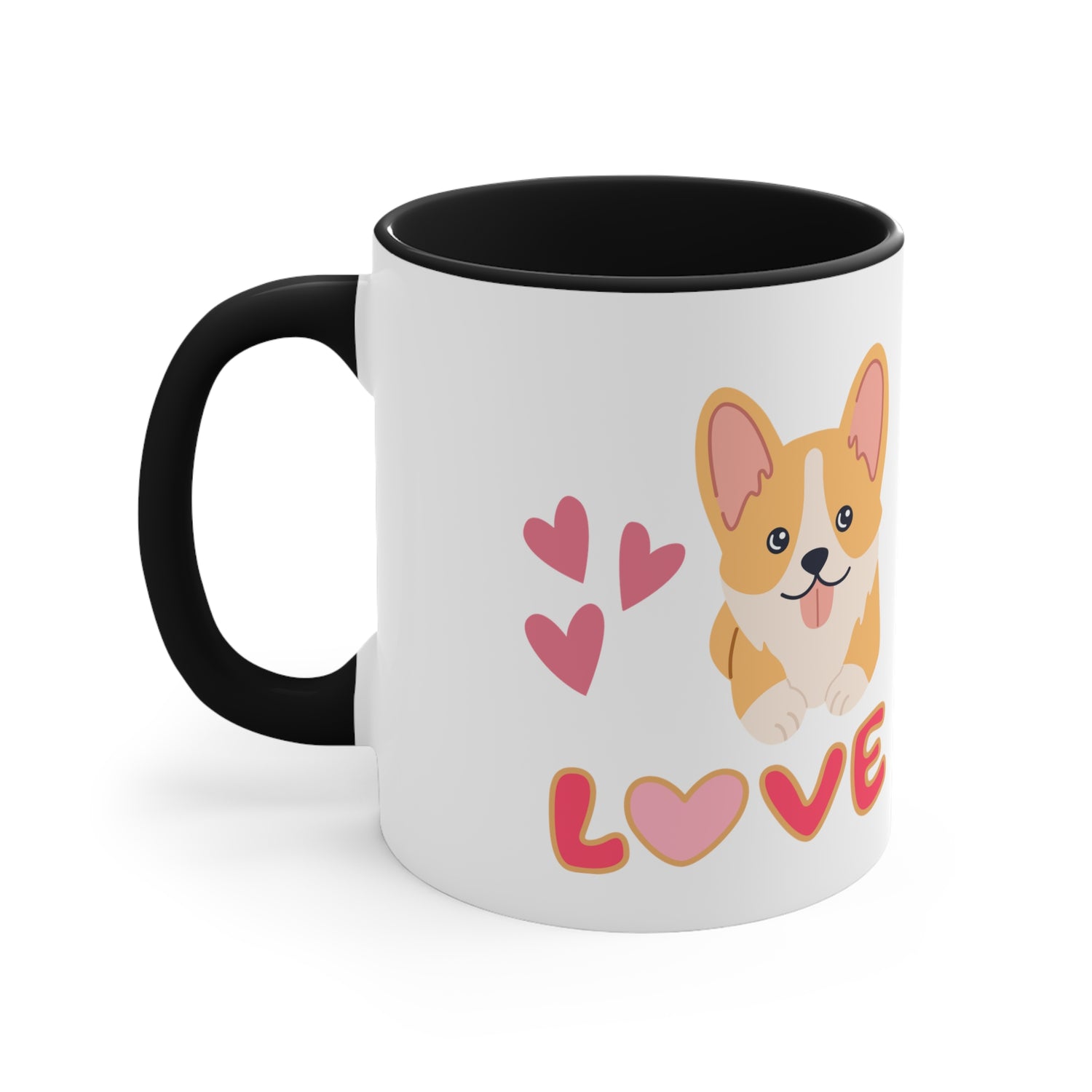 Valentines Love Corgi Coffee Mug