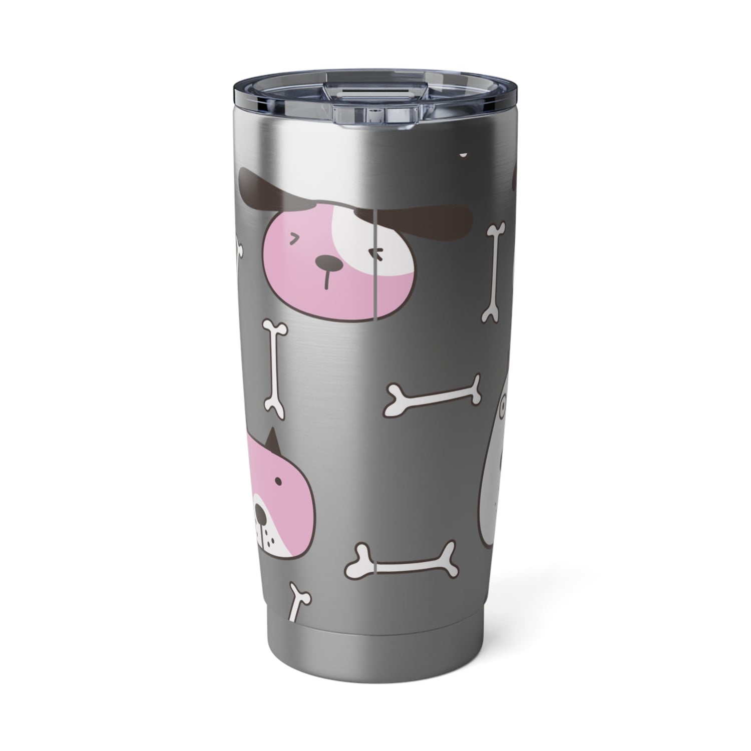 Funny Puppy and Bones Metal Tumbler 20oz Gift for Her Puppy Lover Gift Kids Gift Holiday Gift Idea