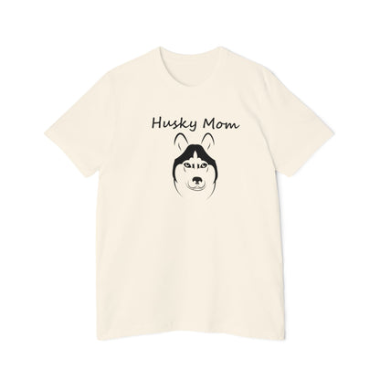 Husky Dog Mom T-shirt - Bella Canvas 3001U Women&