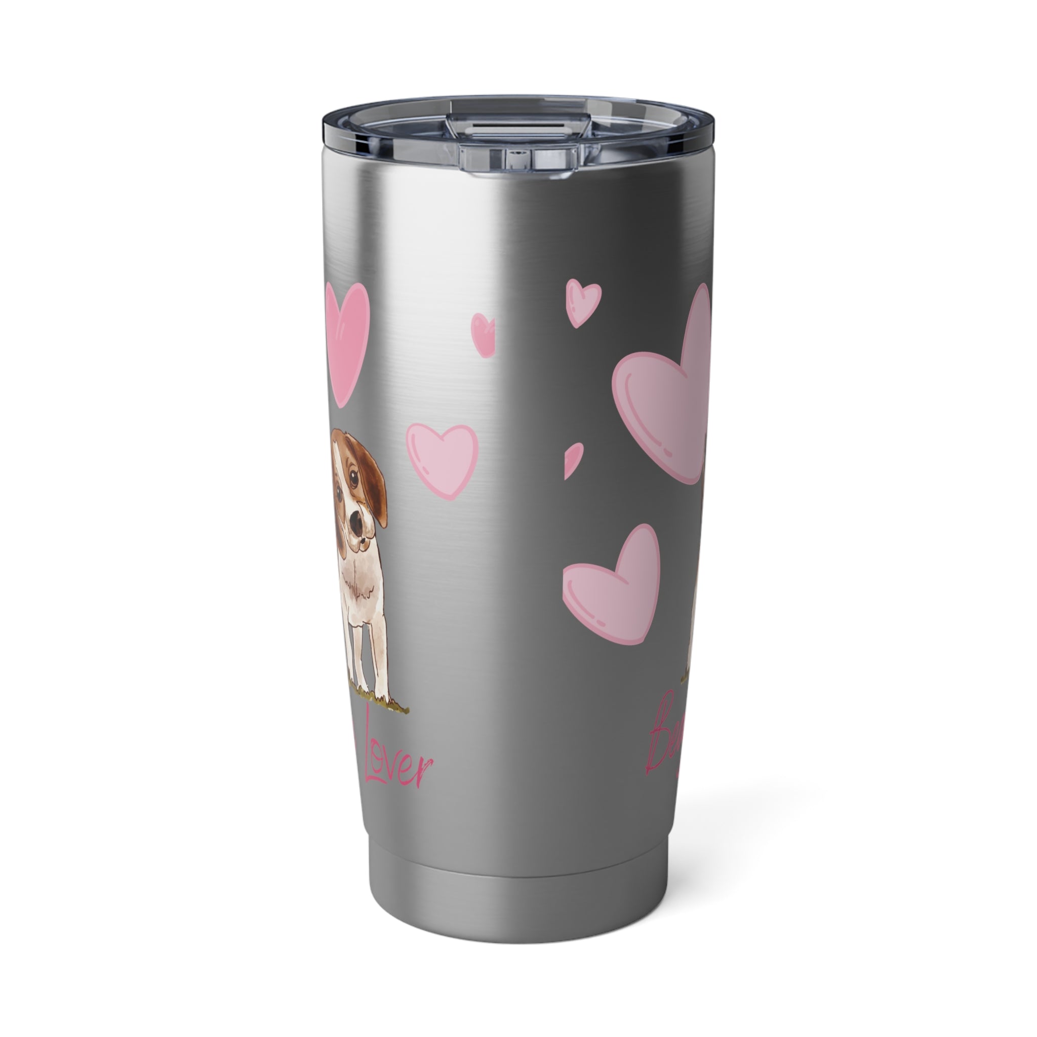 Beagle Love 20oz Metal Tumbler for Hot and Cold Drinks