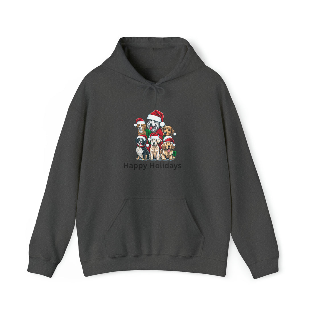 Cozy Canine Christmas Cotton Hoodie Sweatshirt for Dog Lover Dog Mom Dog Dad Pet Lover Holiday Gifts Canine Lovers Seasonal Sweathshirts