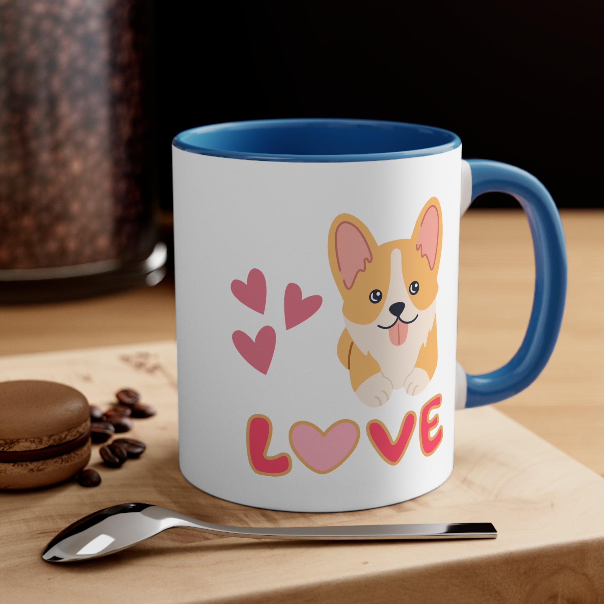 Valentines Love Corgi Coffee Mug