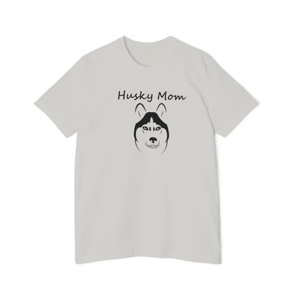 Husky Dog Mom T-shirt - Bella Canvas 3001U Women&