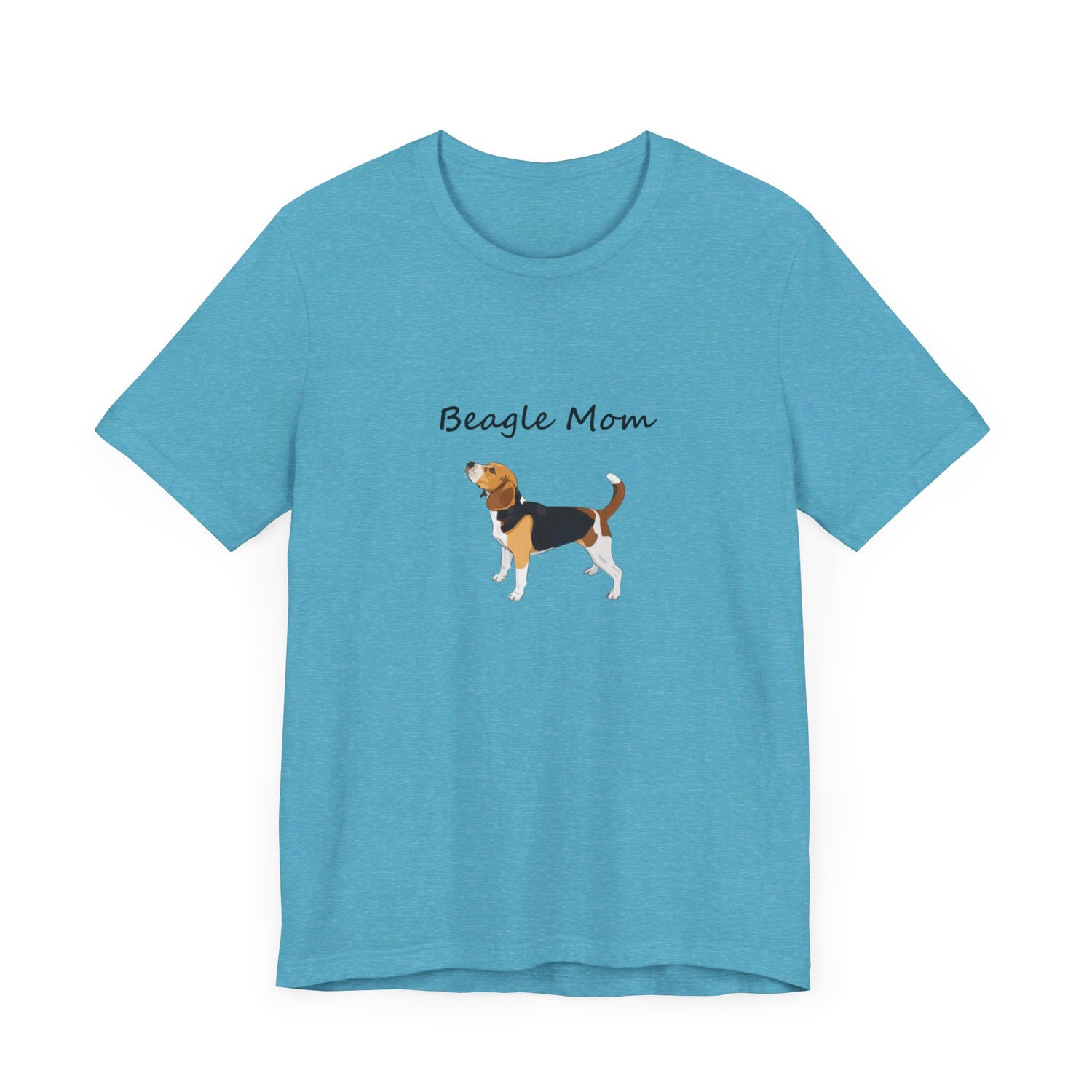 Beagle Mom Short Sleeve Tee, Gift for Her, Bella Canvas 3001, Dog Mom Shirt, Dog Lover Gift, Birthday Gift, Dog Mom Gift, Pet Owner Shirt