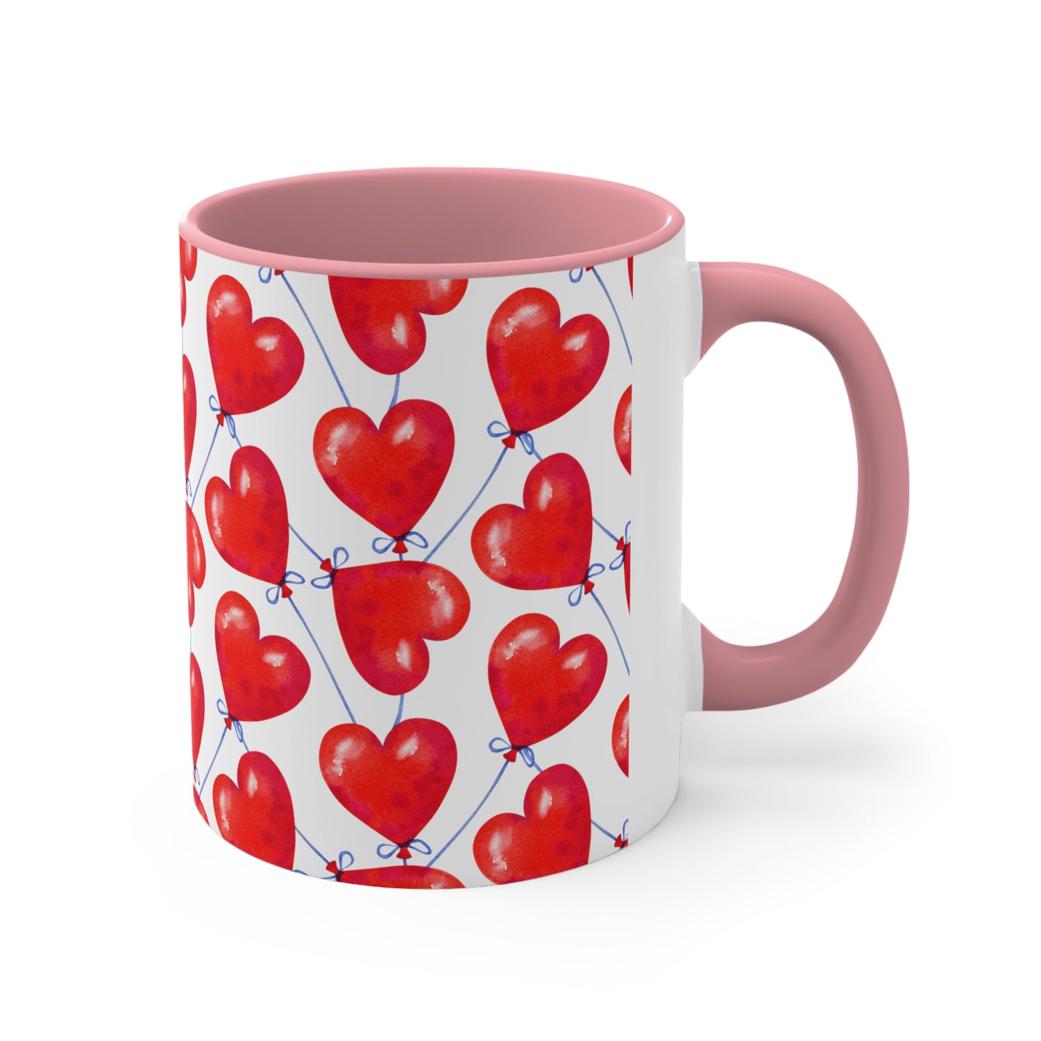 Happy Hearts Custom Coffee Mug 11oz