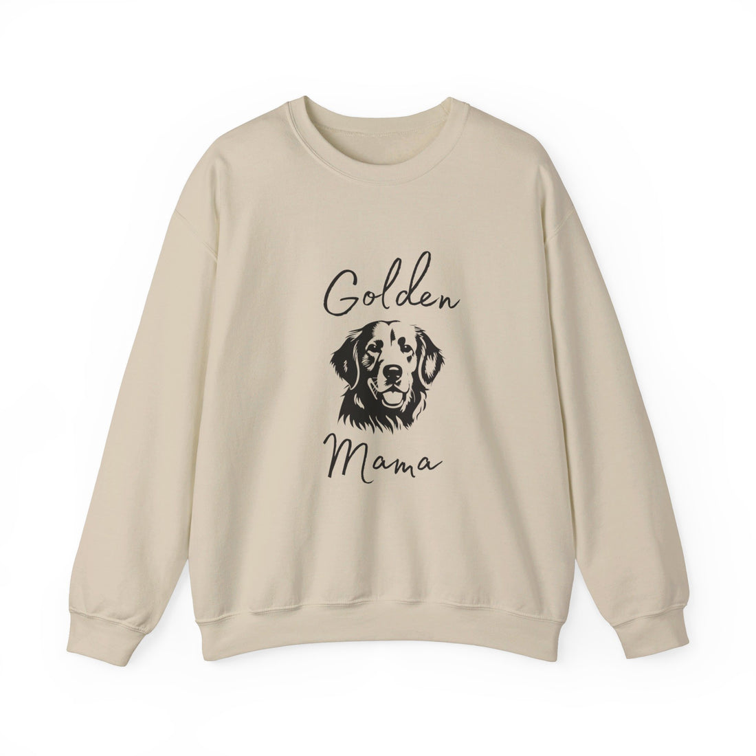 Golden Labrador Mama Dog Lover Crewneck Sweatshirt College Style Gift for Her, Golden Retriever Mom, Dog People Shirt