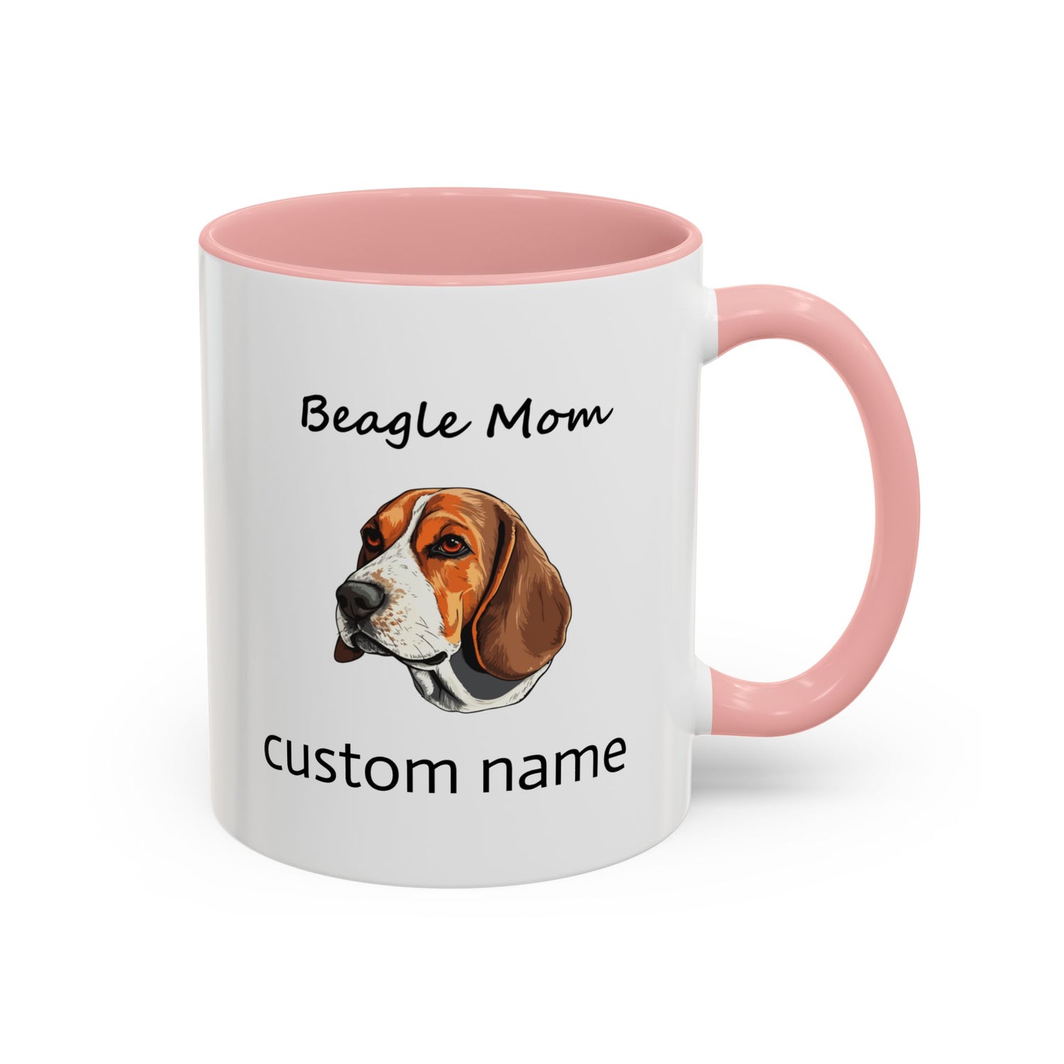 Personalized Custom Beagle Mug 11oz Ceramic – Multi-Color Coffee Mug for Dog Lovers, Special Holiday Gifts